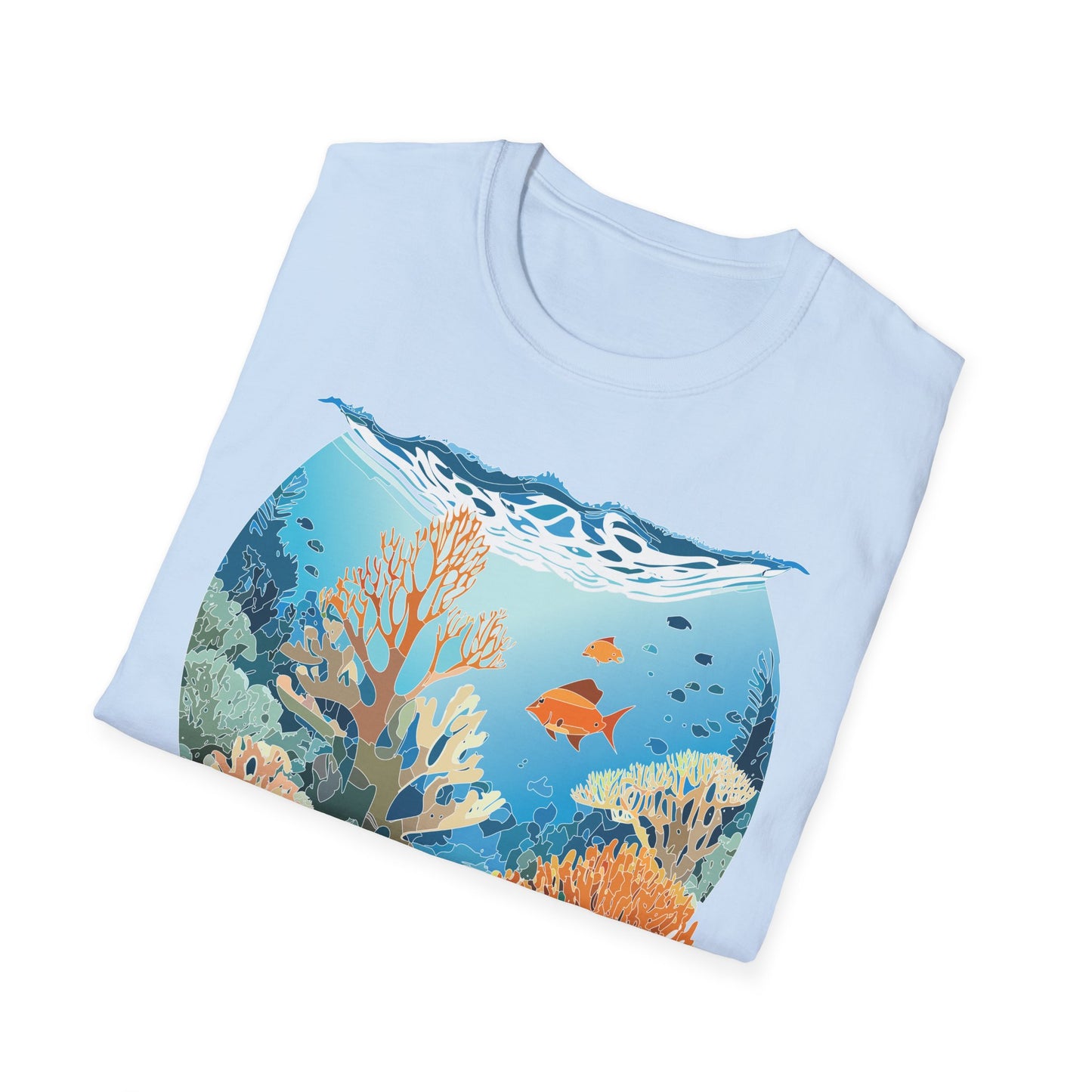 Ocean Tee Shirt, Ocean Shirt, Shirt with Ocean, U boat Tees, Shirt with U-Boat