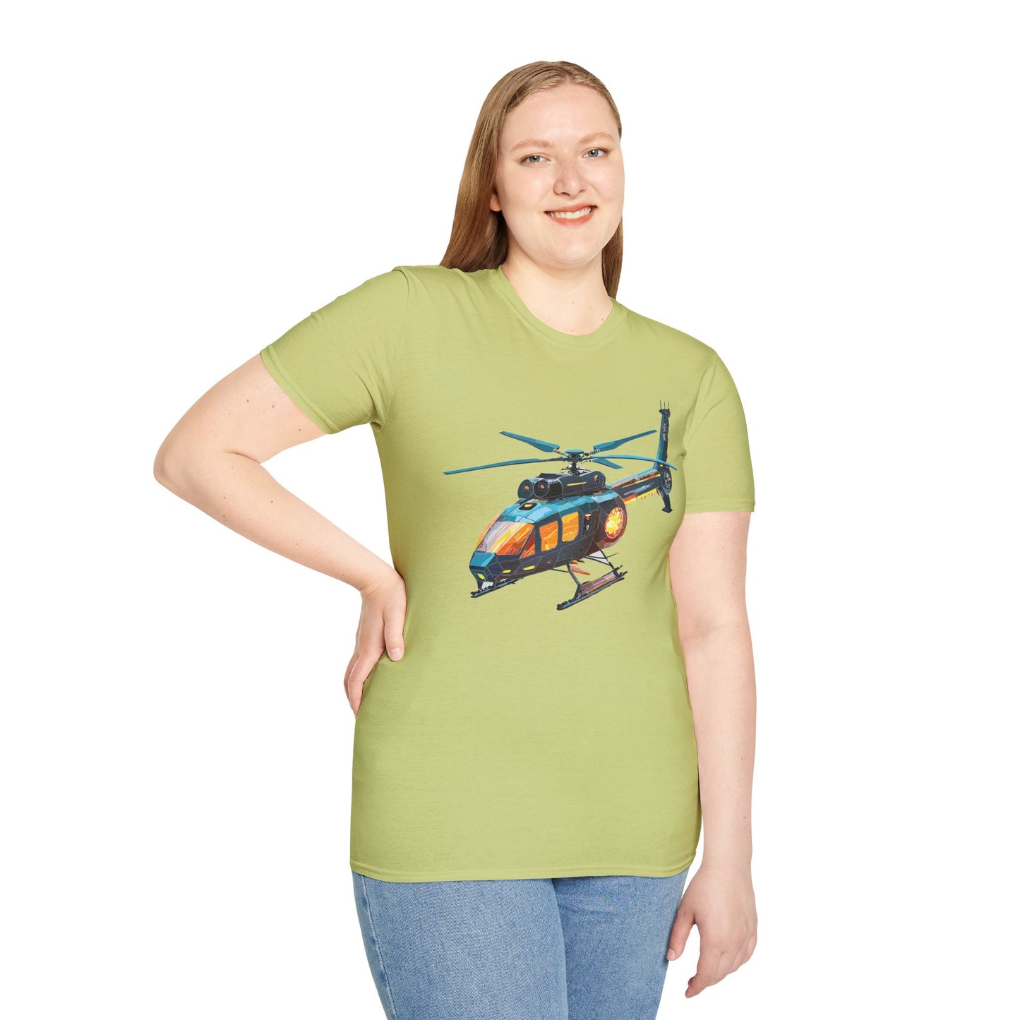 Chopper Shirt, Helicopter Shirt, Shirt with Helicopter, T Shirt with Chopper