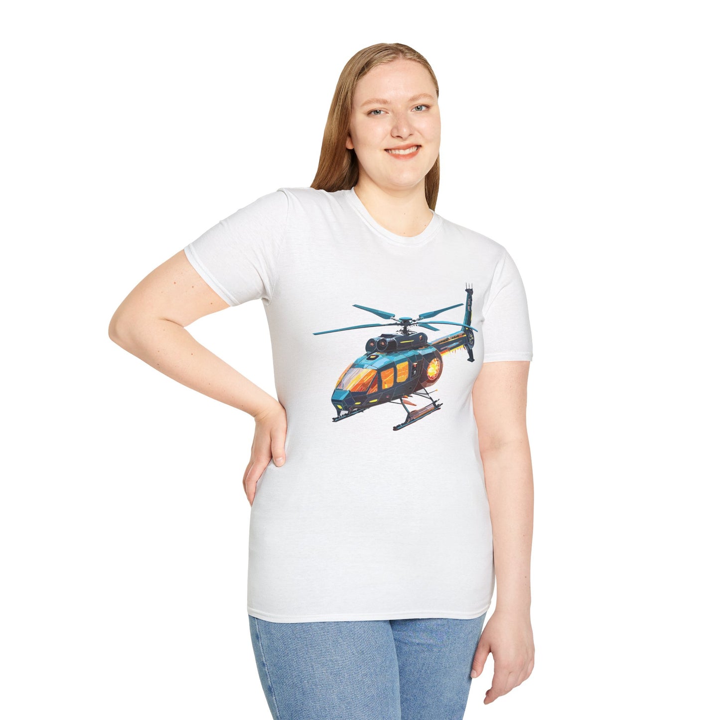 Chopper Shirt, Helicopter Shirt, Shirt with Helicopter, T Shirt with Chopper