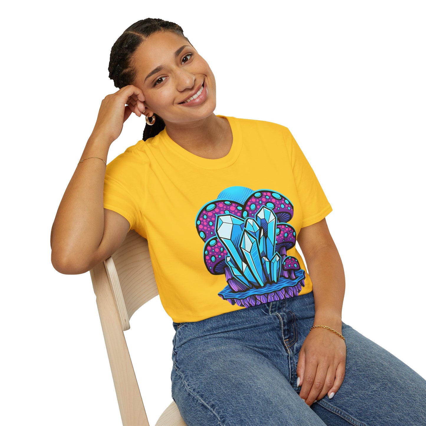 Mashroom Tee Shirt, Mashroom Shirt, Shirt with Funny Mashroom, Shirt with Fungus
