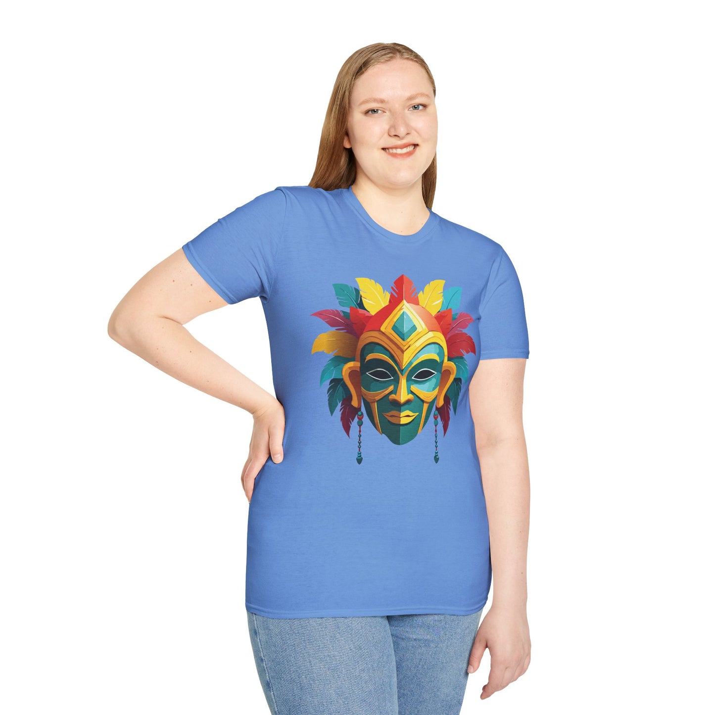 Mask Tee Shirt, Mask Shirt, Shirt with Mask, Masquerade Tees