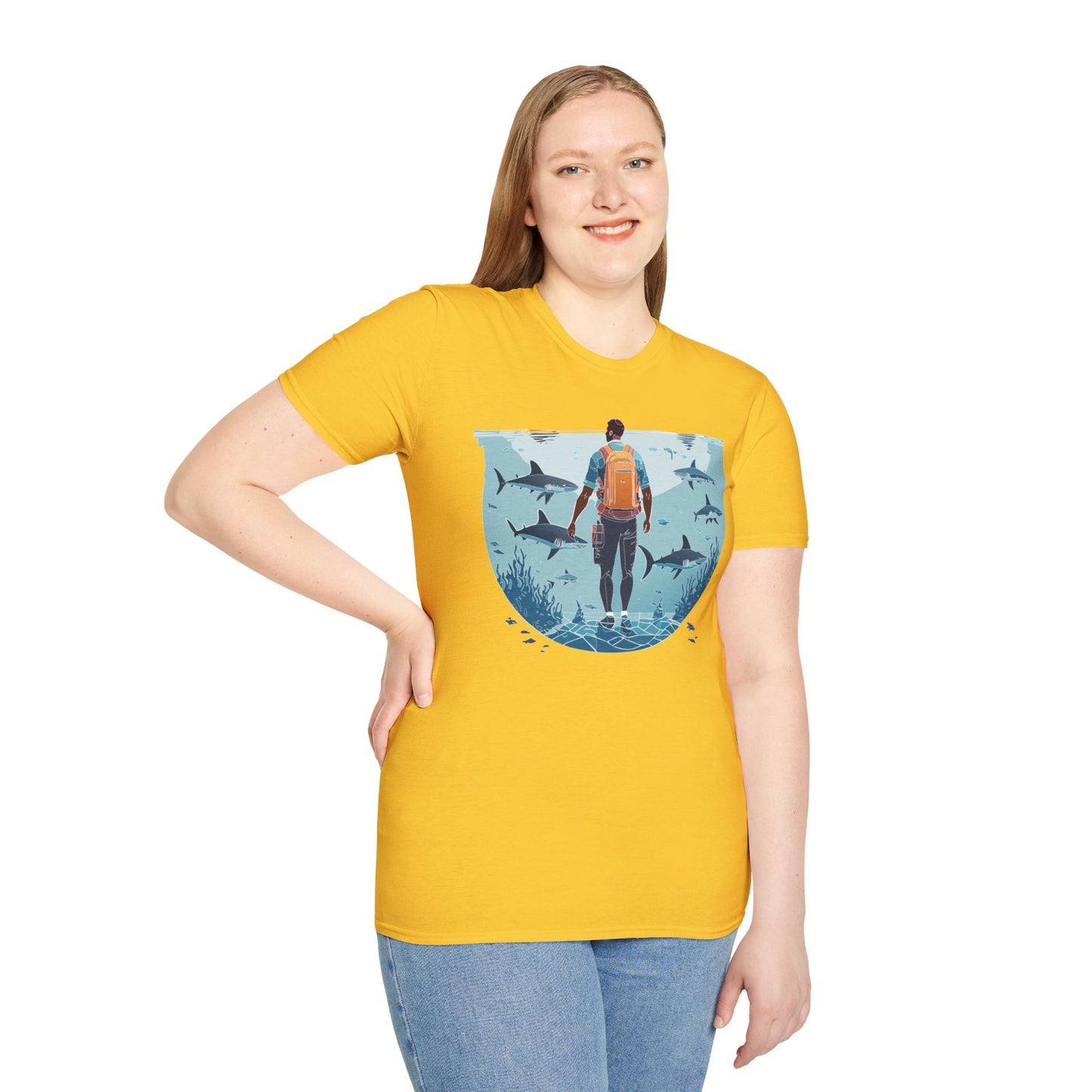 Ocean Tee Shirt, Ocean Shirt, Shirt with Ocean, U boat Tees, Shirt with U-Boat