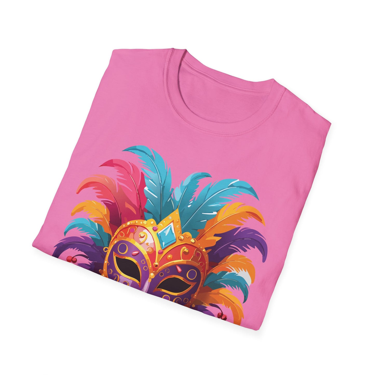 Mask Tee Shirt, Mask Shirt, Shirt with Mask, Masquerade Tees