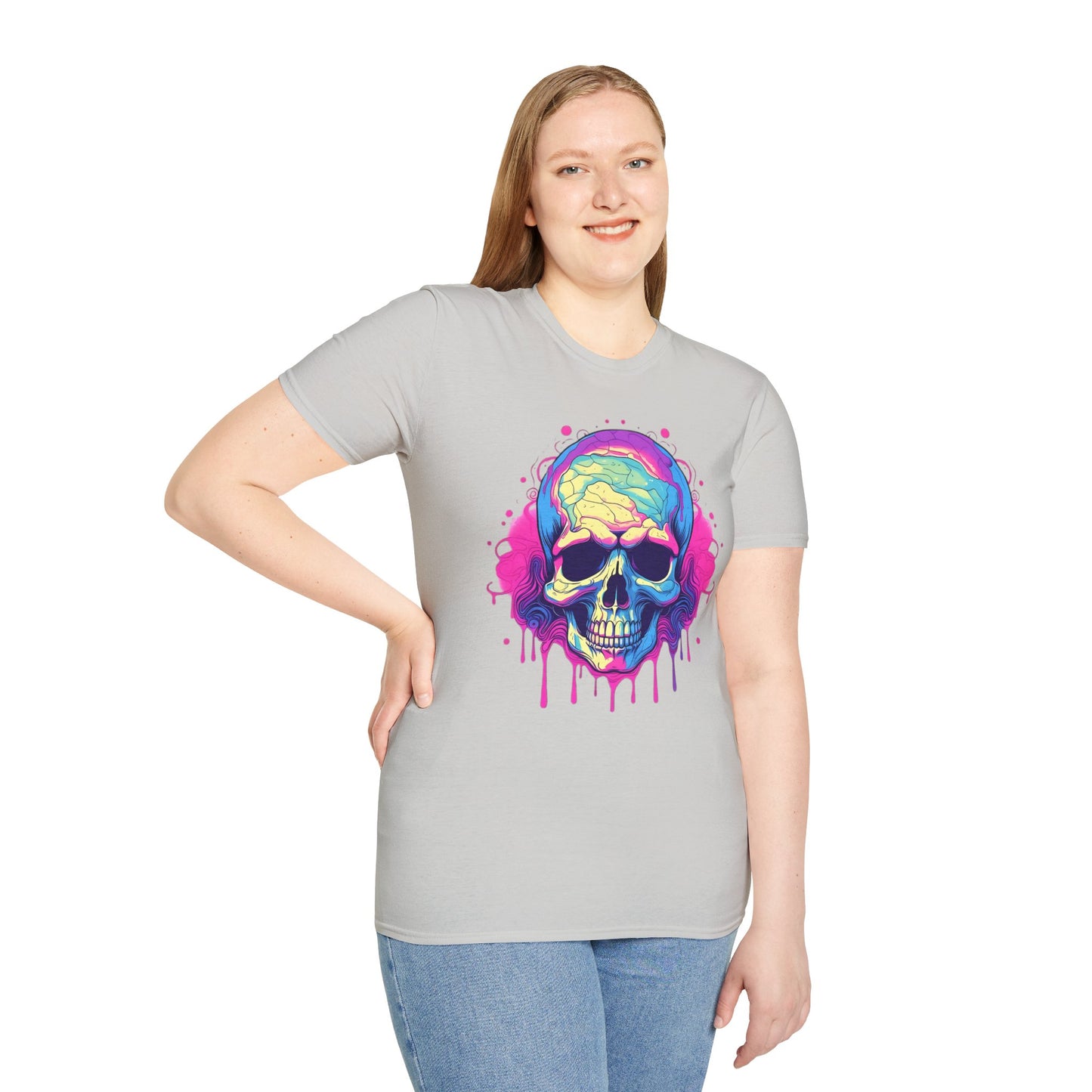 Skull Tee Shirt, Skeleton Shirt, Shirt with Skull, Shirt with Skeleton