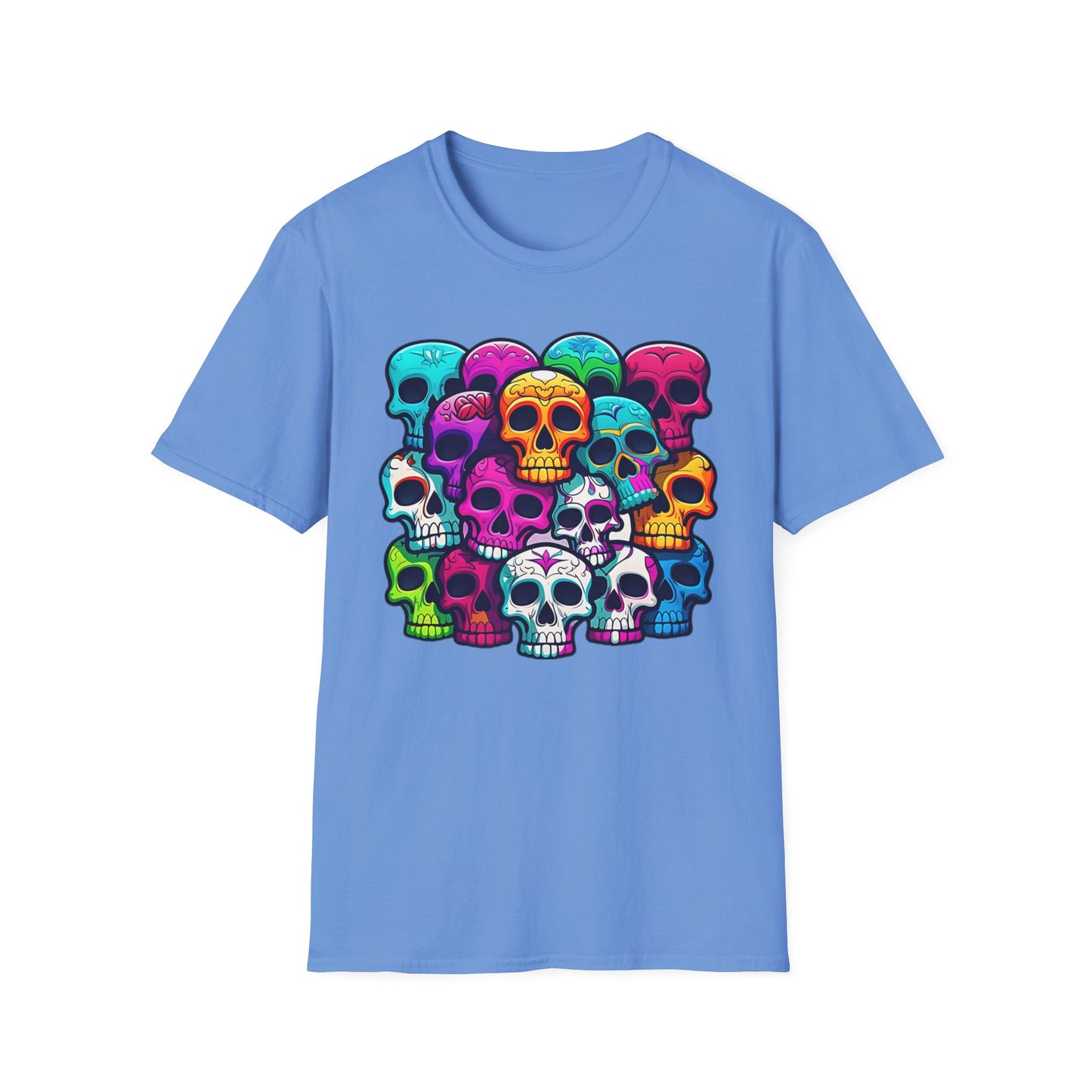 Skull Tee Shirt, Skeleton Shirt, Shirt with Skull, Shirt with Skeleton