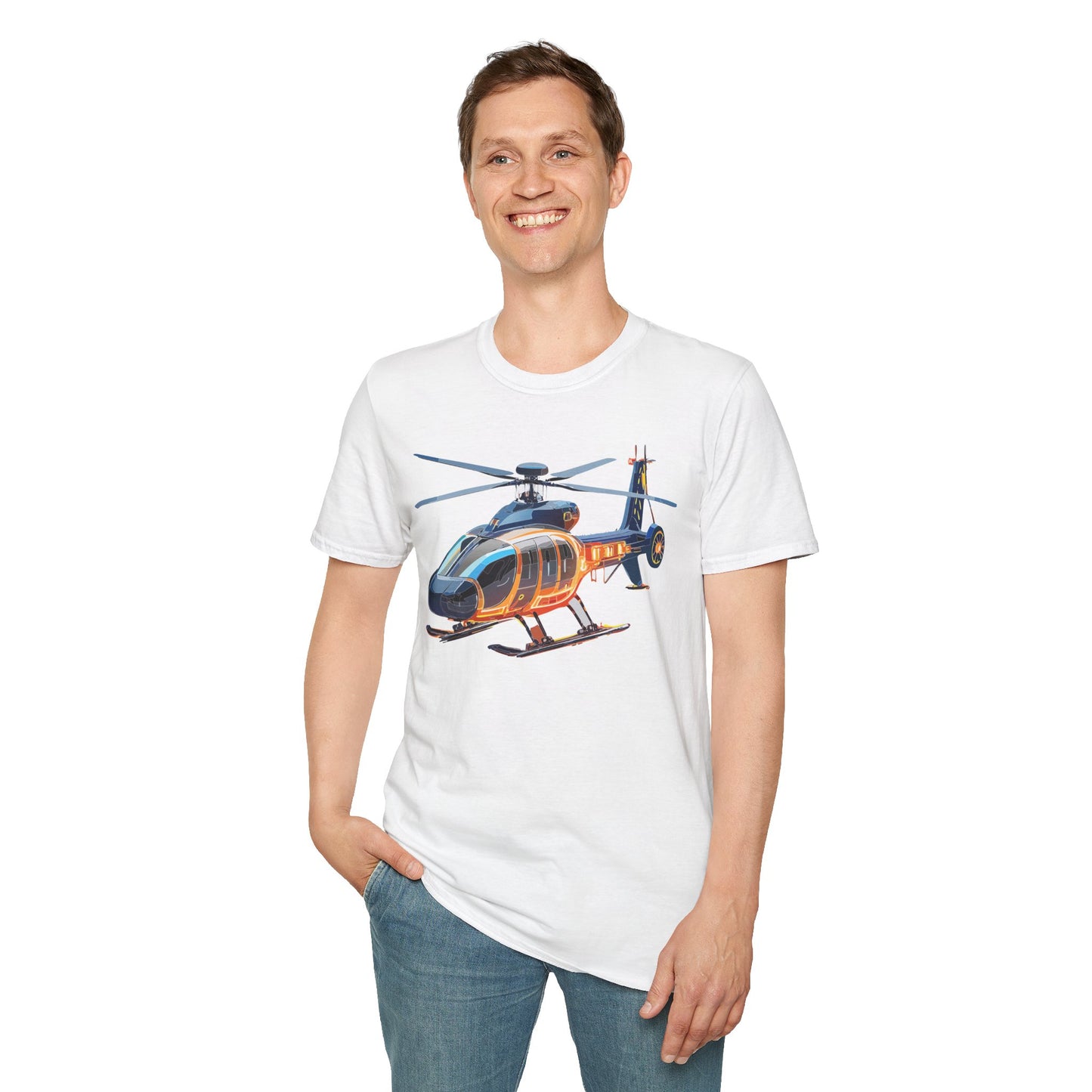 Chopper Shirt, Helicopter Shirt, Shirt with Helicopter, T Shirt with Chopper