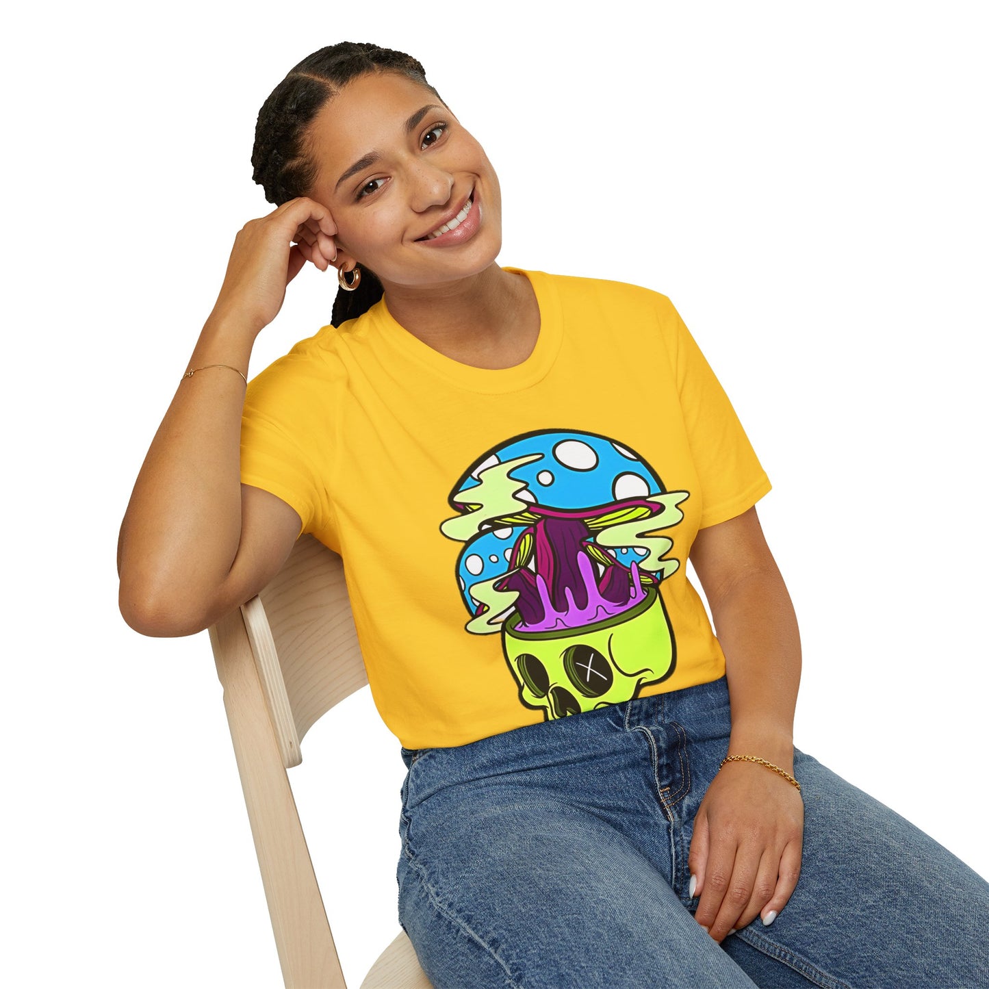 Skull Tee Shirt, Skeleton Shirt, Shirt with Skull, Shirt with Skeleton