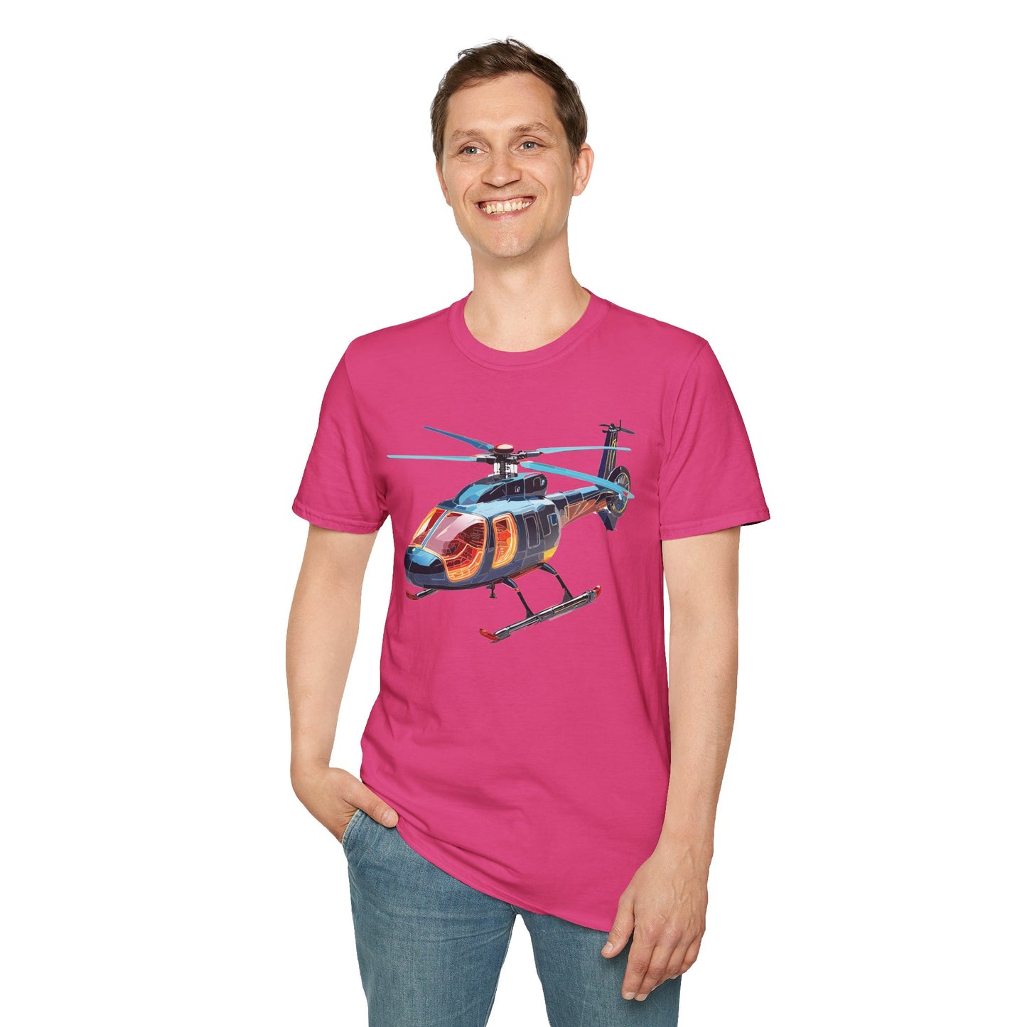 Chopper Shirt, Helicopter Shirt, Shirt with Helicopter, T Shirt with Chopper