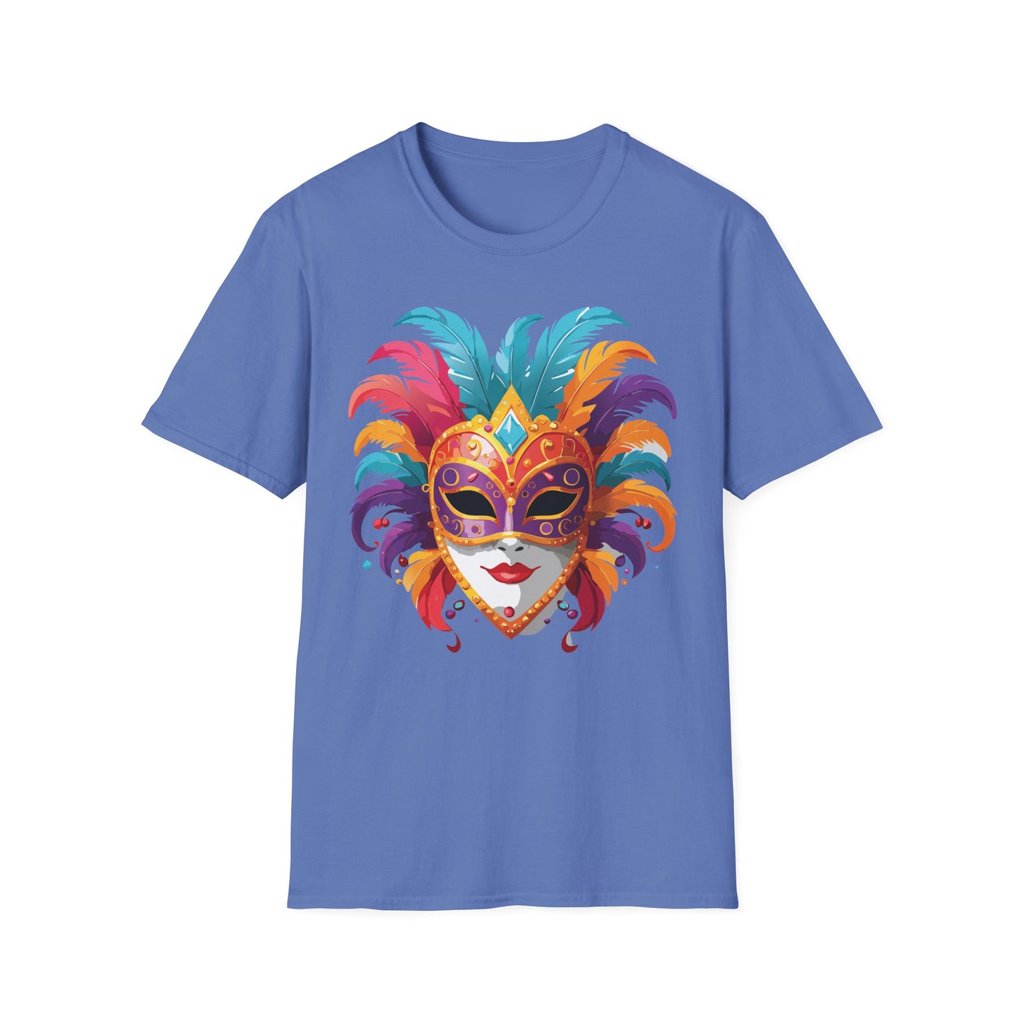 Mask Tee Shirt, Mask Shirt, Shirt with Mask, Masquerade Tees