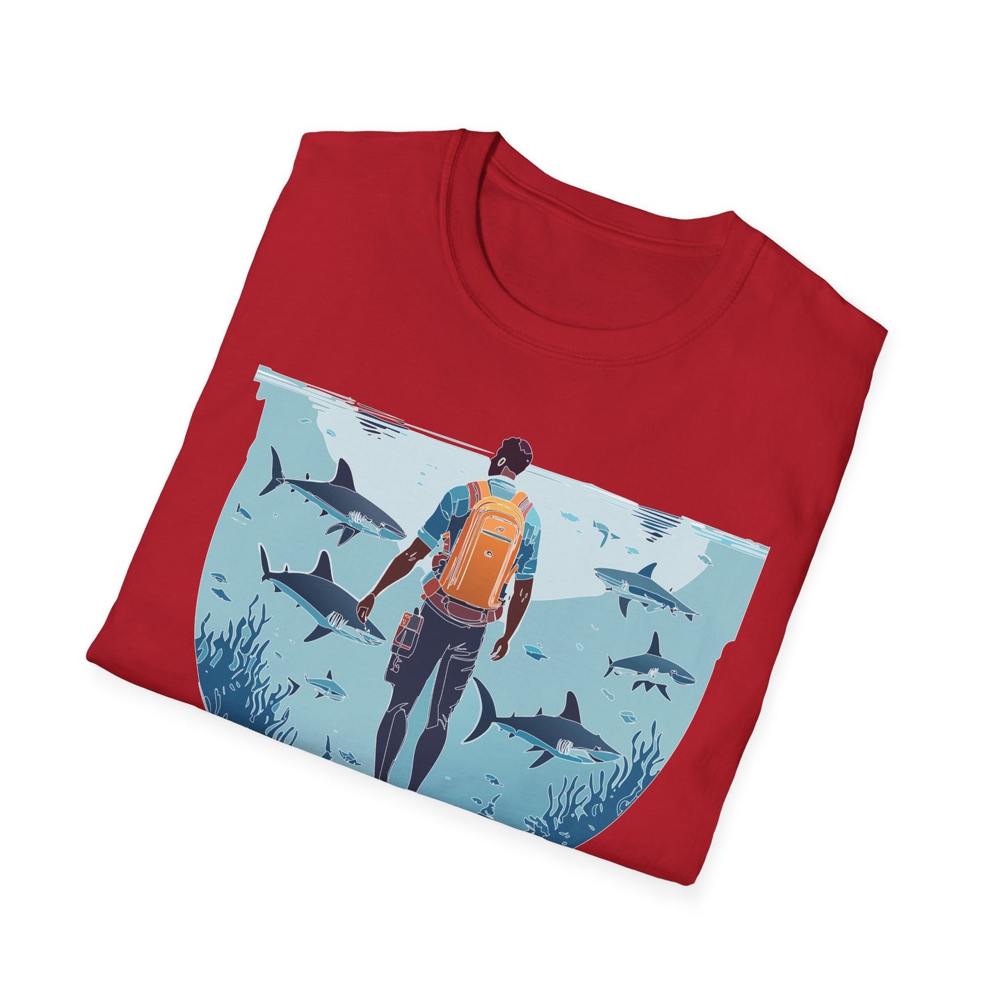 Ocean Tee Shirt, Ocean Shirt, Shirt with Ocean, U boat Tees, Shirt with U-Boat