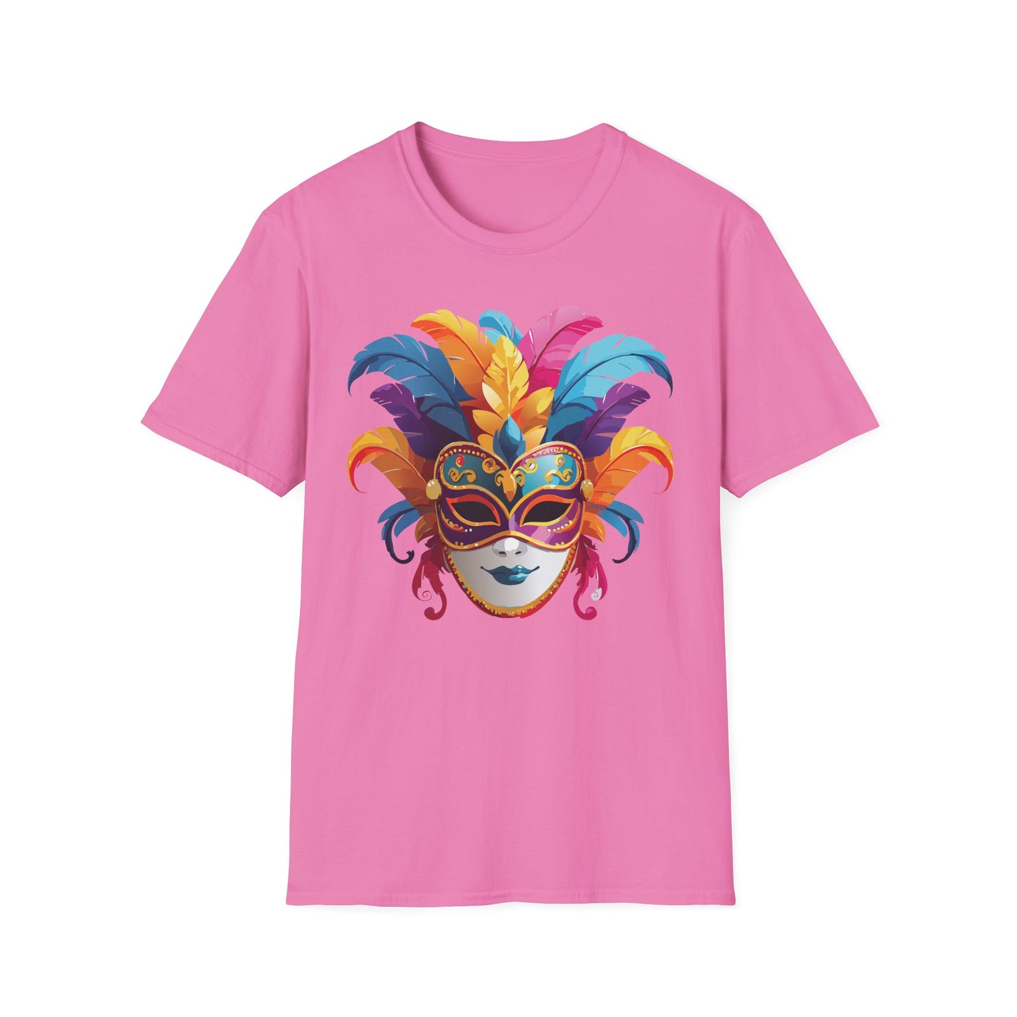 Mask Tee Shirt, Mask Shirt, Shirt with Mask, Masquerade Tees