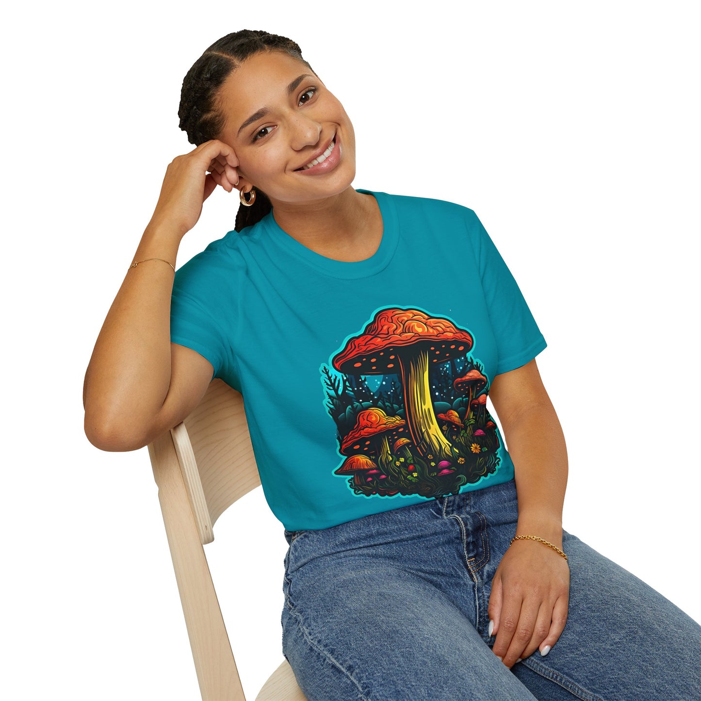 Mashroom Tee Shirt, Mashroom Shirt, Shirt with Funny Mashroom, Shirt with Fungus