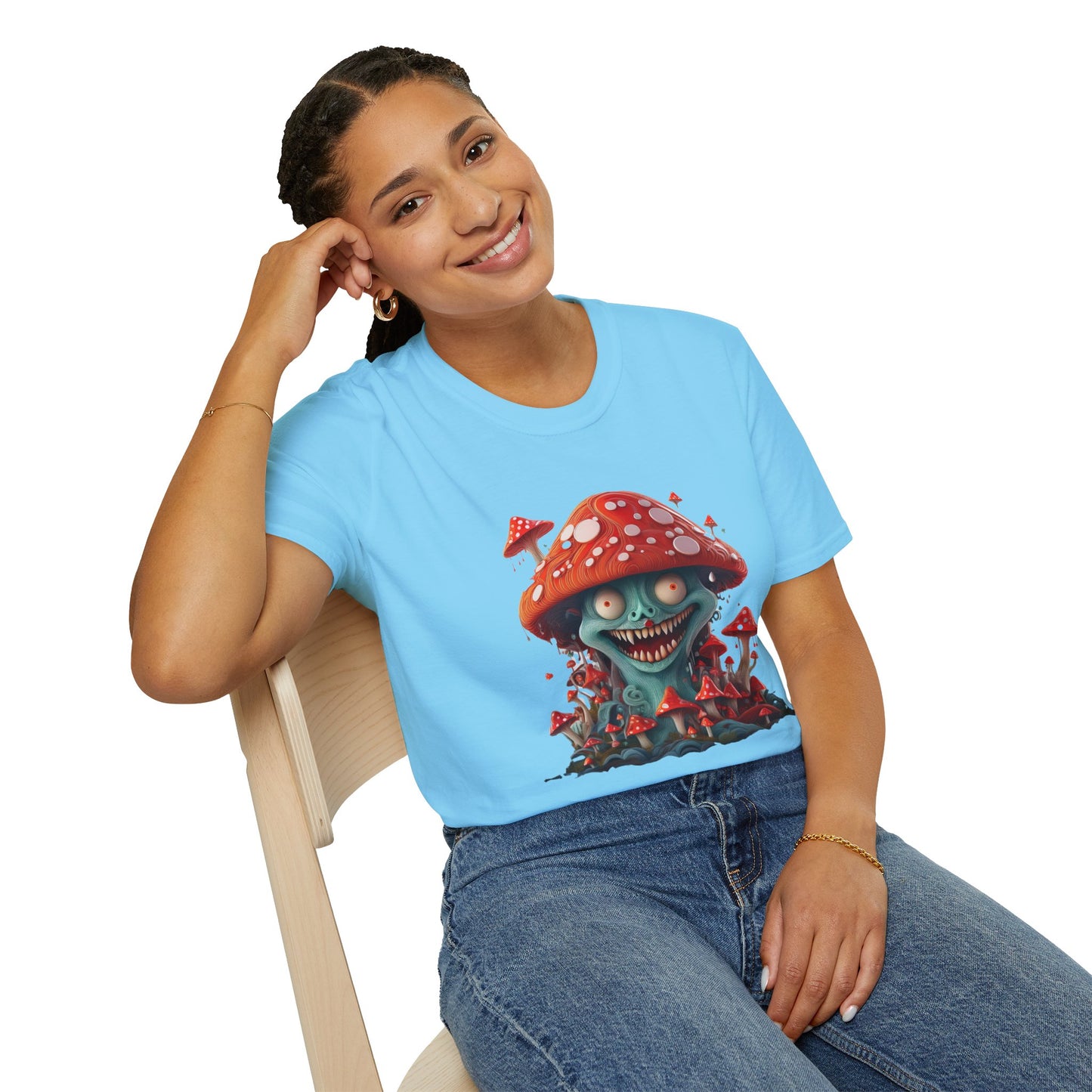 Mashroom Tee Shirt, Mashroom Shirt, Shirt with Funny Mashroom, Shirt with Fungus