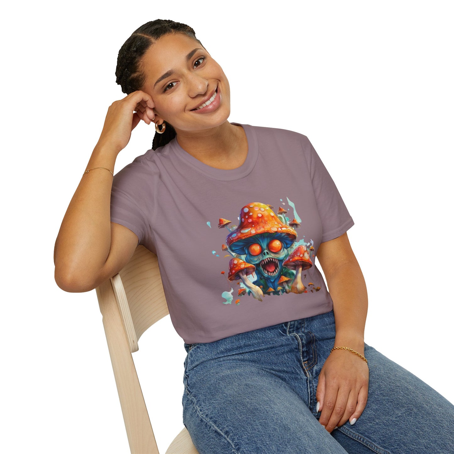 Mashroom Tee Shirt, Mashroom Shirt, Shirt with Funny Mashroom, Shirt with Fungus