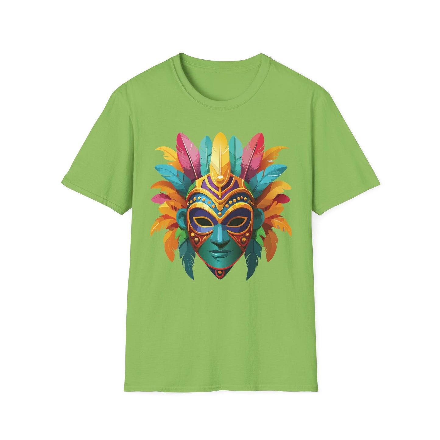 Mask Tee Shirt, Mask Shirt, Shirt with Mask, Masquerade Tees