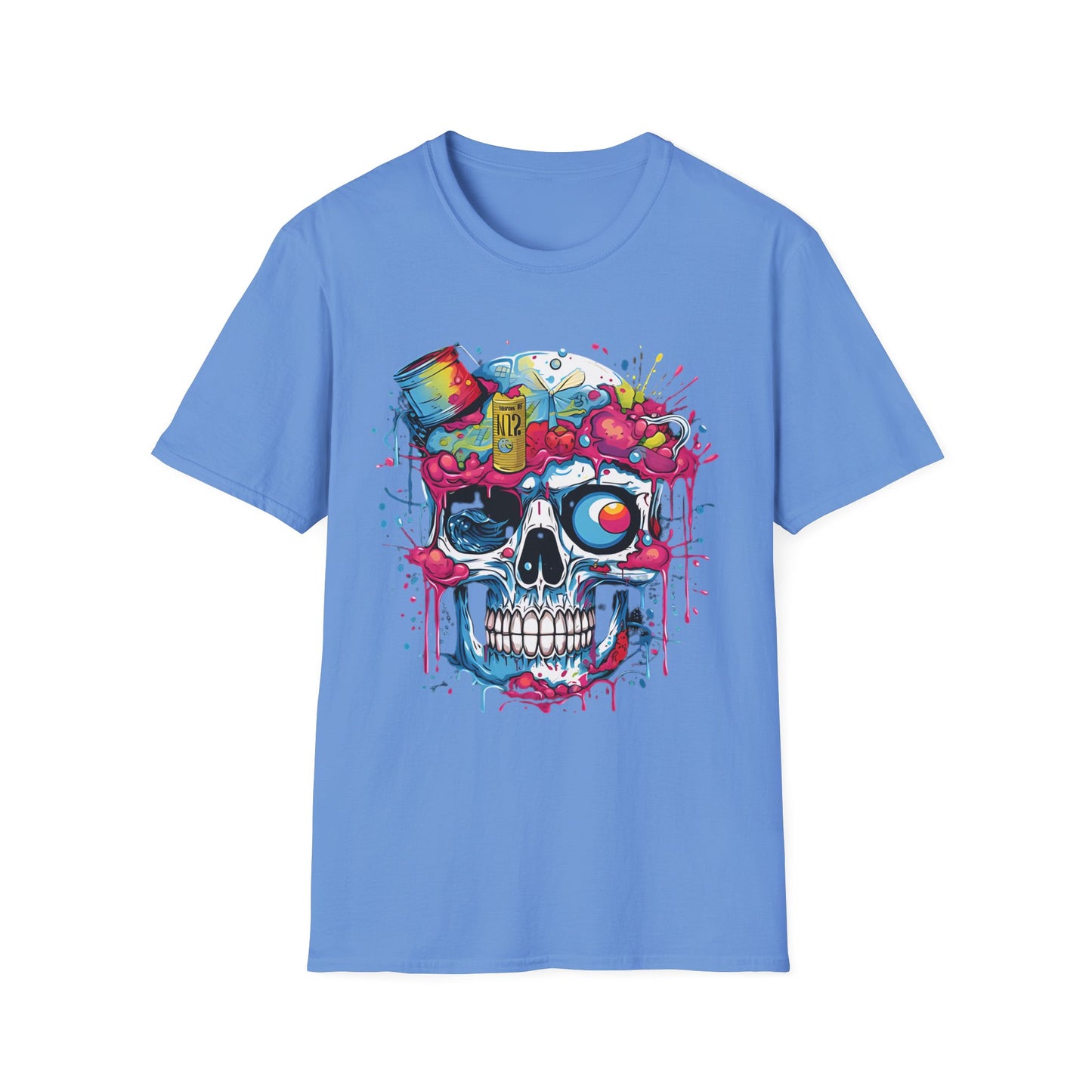 Skull Tee Shirt, Skeleton Shirt, Shirt with Skull, Shirt with Skeleton