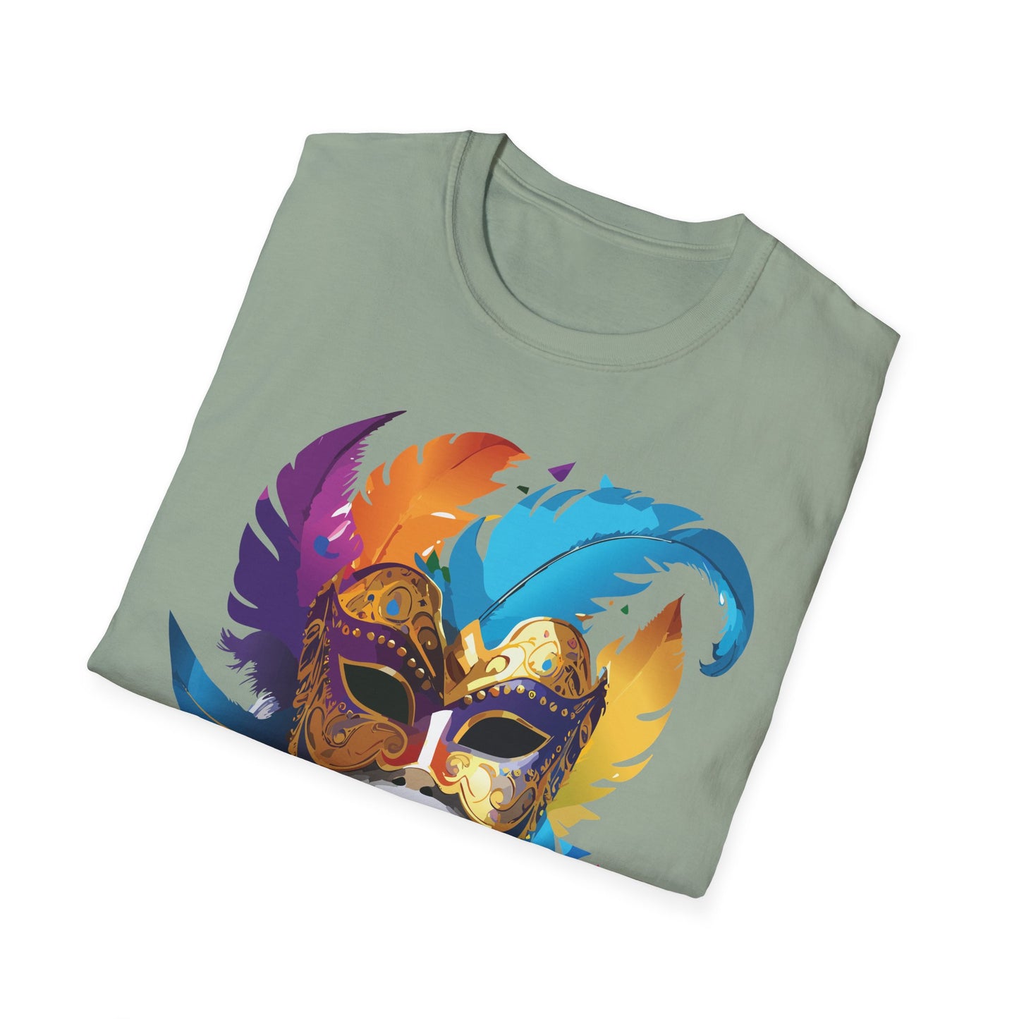 Mask Tee Shirt, Mask Shirt, Shirt with Mask, Masquerade Tees