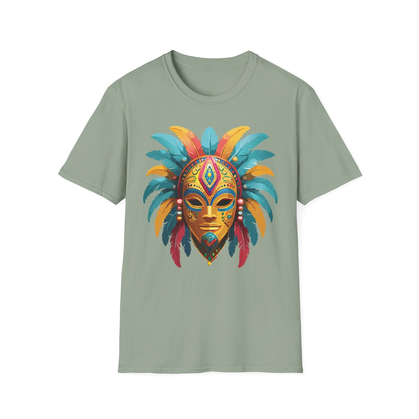 Mask Tee Shirt, Mask Shirt, Shirt with Mask, Masquerade Tees