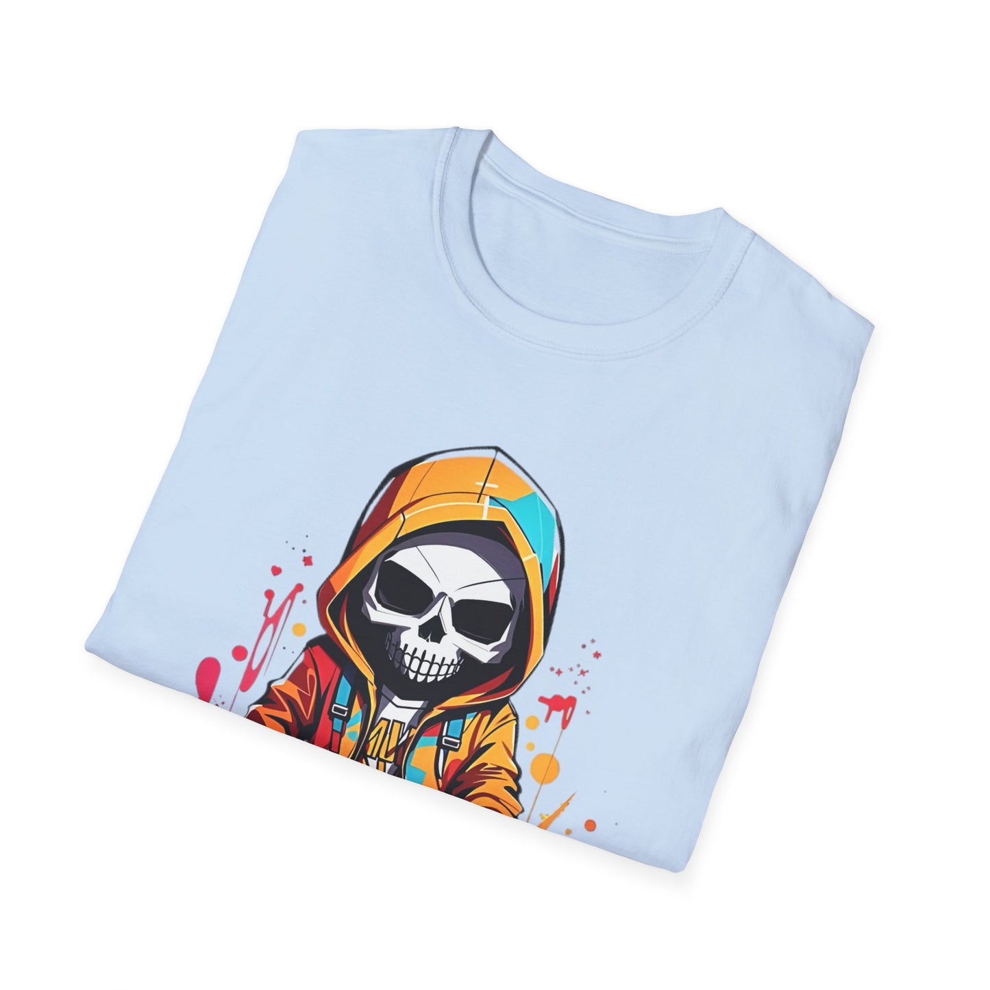 Skull Tee Shirt, Skeleton Shirt, Shirt with Skull, Shirt with Skeleton