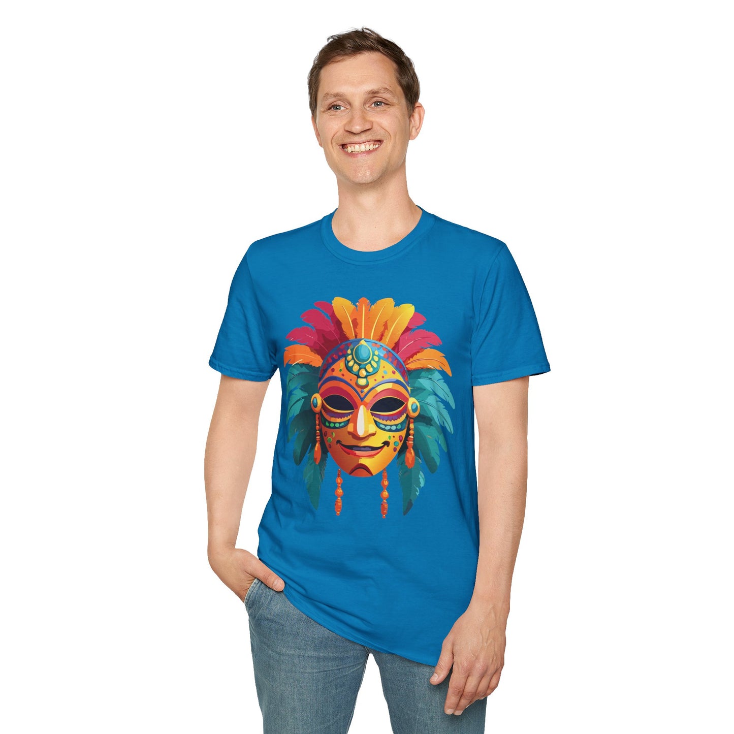 Mask Tee Shirt, Mask Shirt, Shirt with Mask, Masquerade Tees