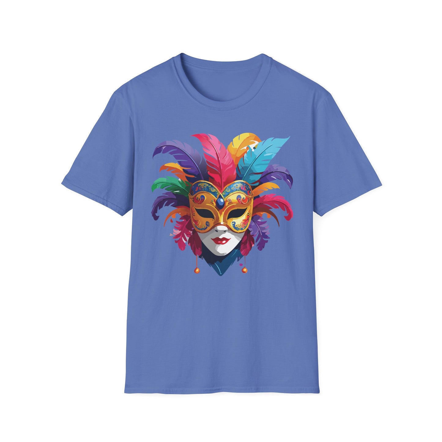 Mask Tee Shirt, Mask Shirt, Shirt with Mask, Masquerade Tees