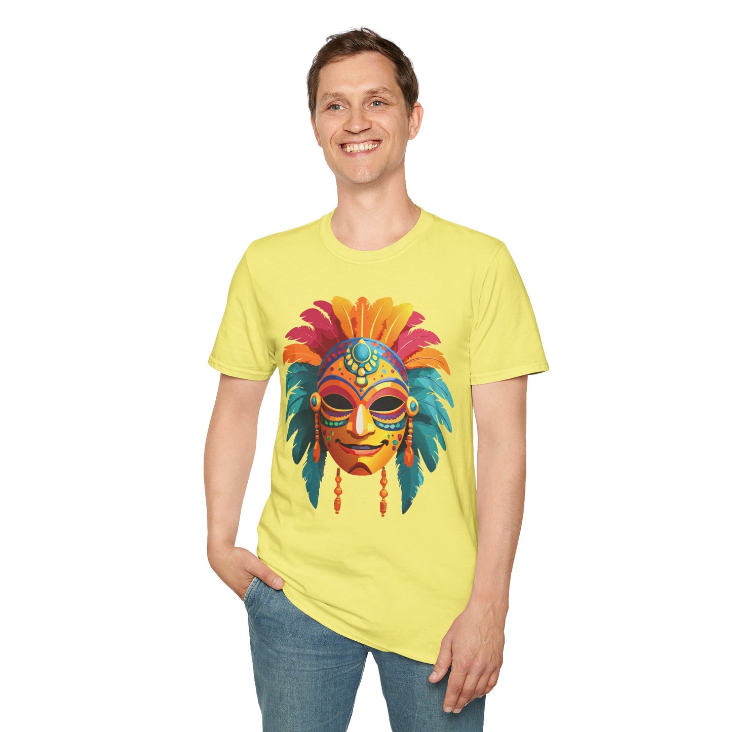 Mask Tee Shirt, Mask Shirt, Shirt with Mask, Masquerade Tees