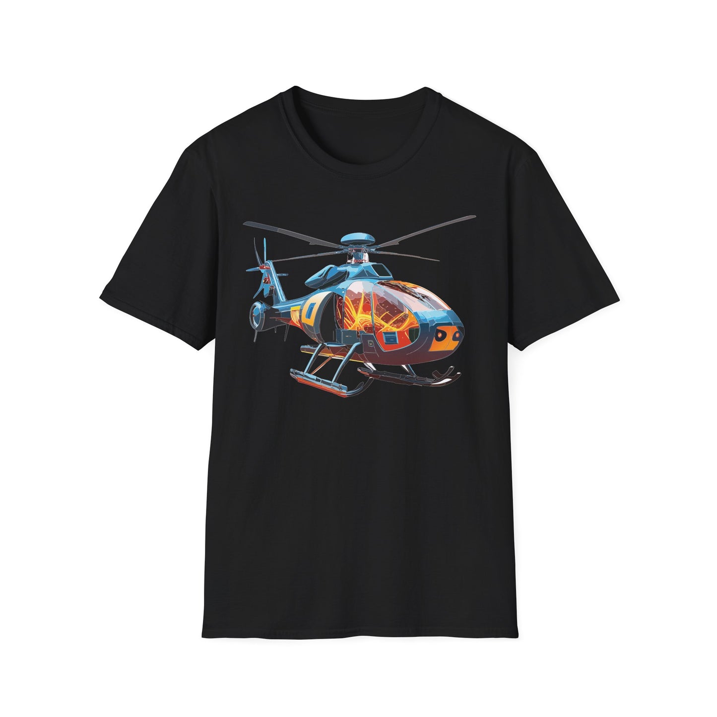 Chopper Shirt, Helicopter Shirt, Shirt with Helicopter, T Shirt with Chopper