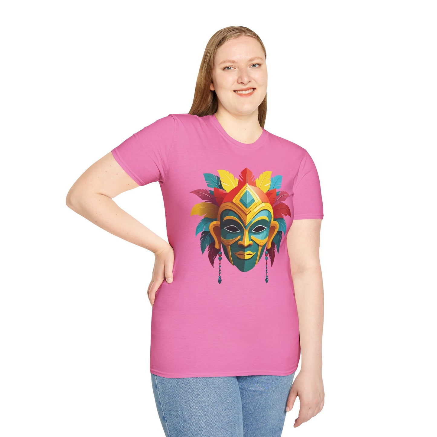Mask Tee Shirt, Mask Shirt, Shirt with Mask, Masquerade Tees