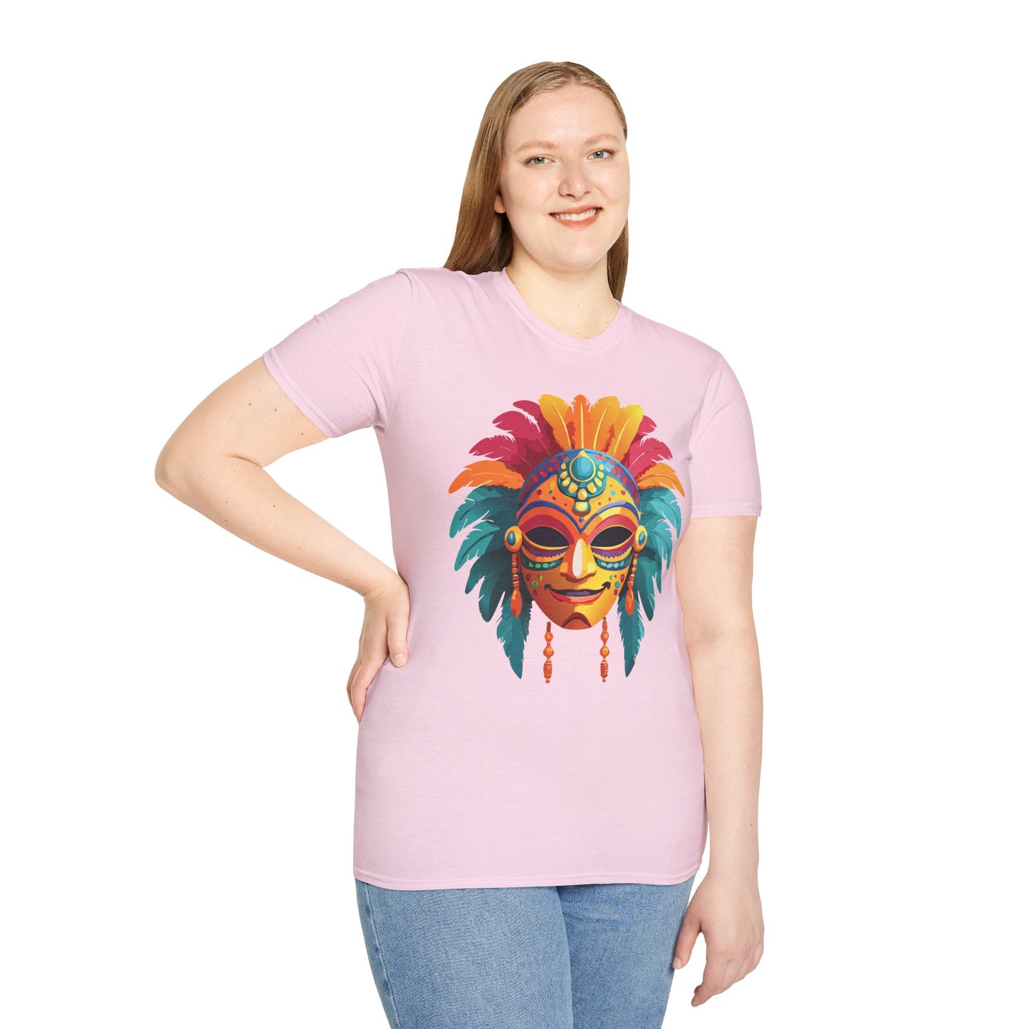 Mask Tee Shirt, Mask Shirt, Shirt with Mask, Masquerade Tees