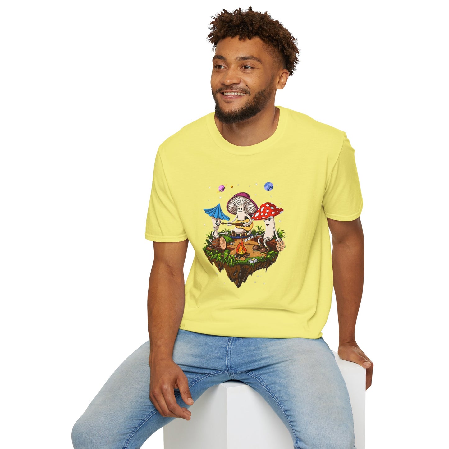 Mashroom Tee Shirt, Mashroom Shirt, Shirt with Funny Mashroom, Shirt with Fungus