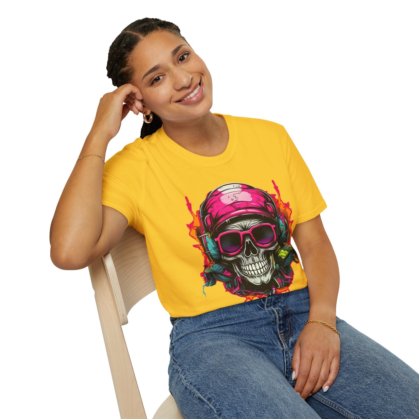 Skull Tee Shirt, Skeleton Shirt, Shirt with Skull, Shirt with Skeleton