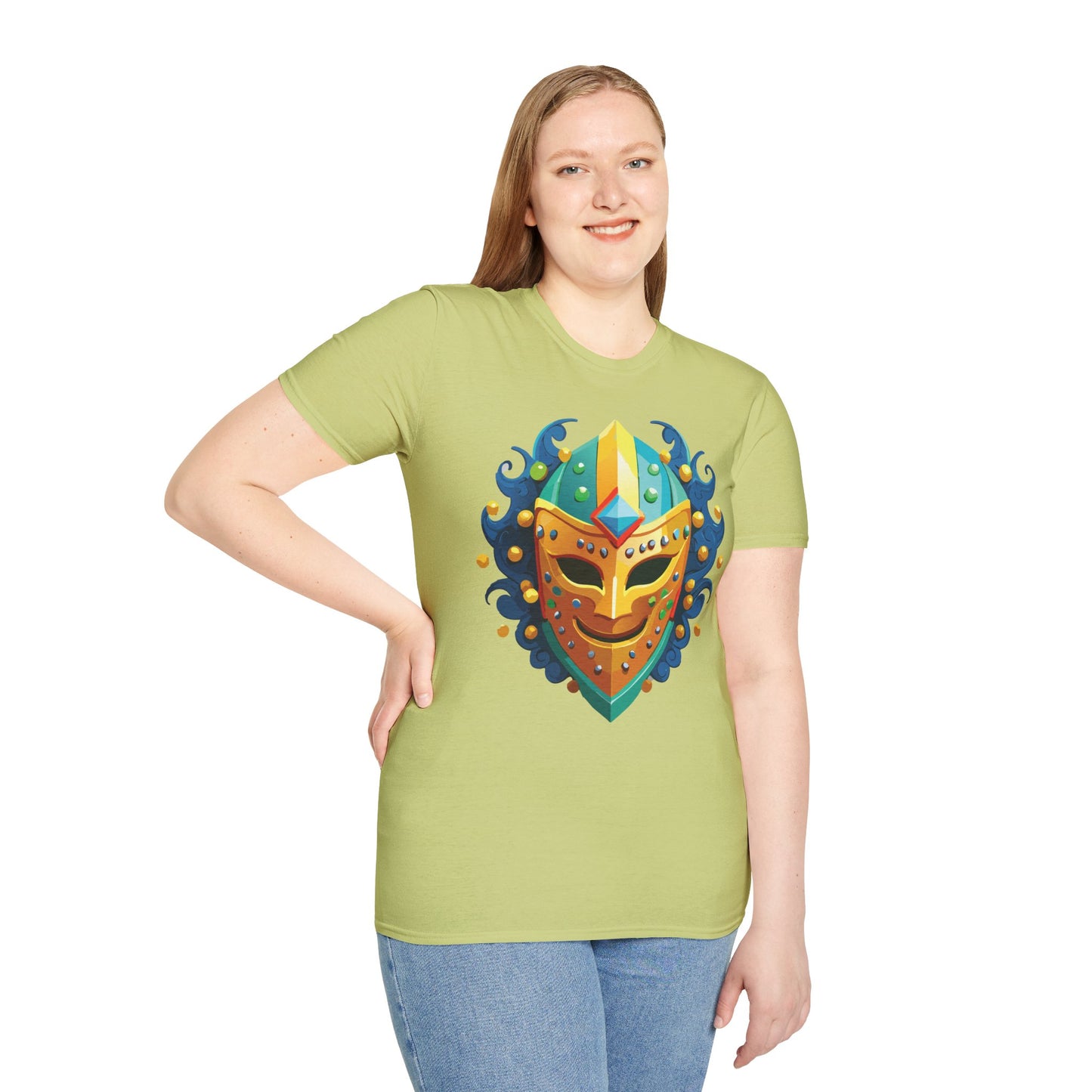 Mask Tee Shirt, Mask Shirt, Shirt with Mask, Masquerade Tees