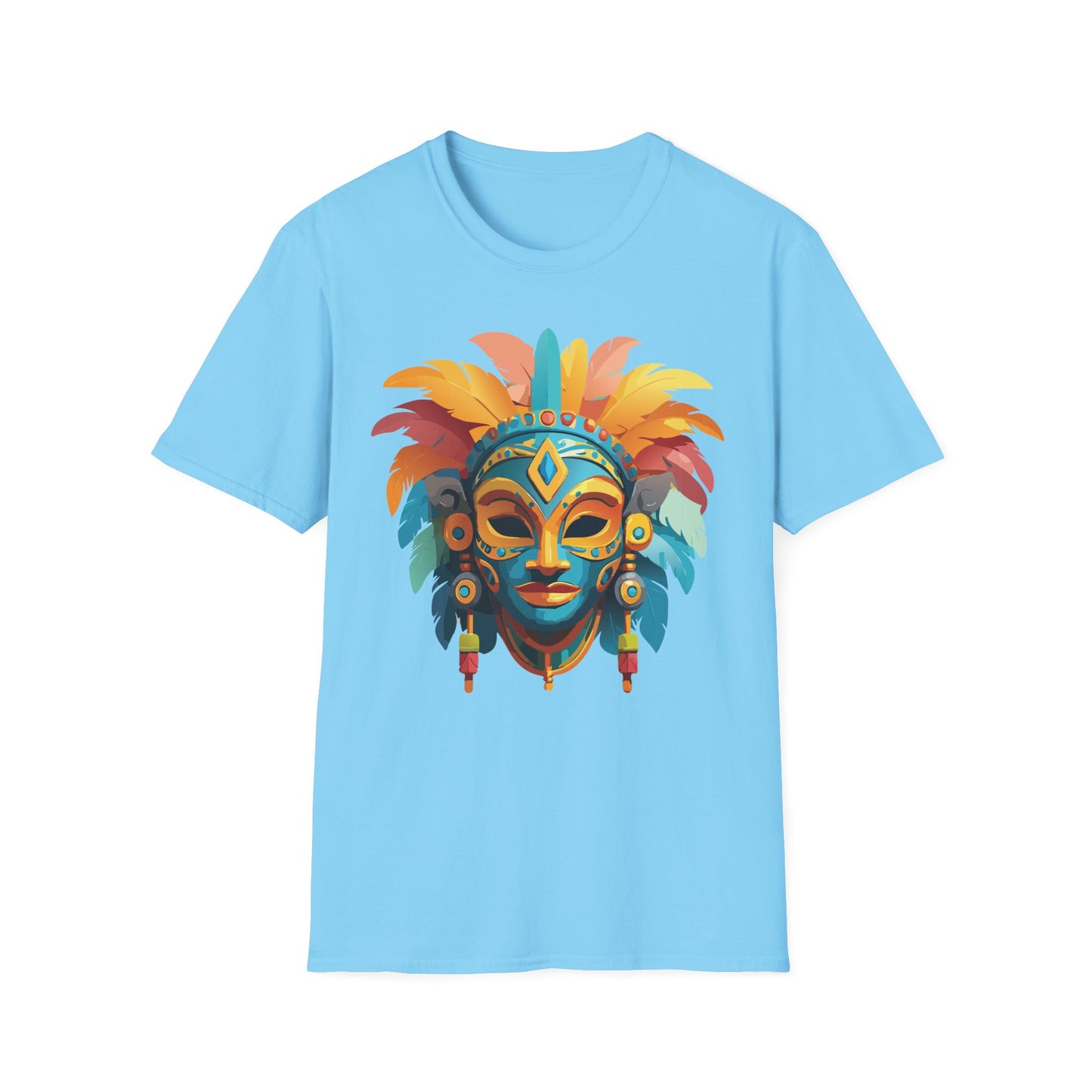 Mask Tee Shirt, Mask Shirt, Shirt with Mask, Masquerade Tees