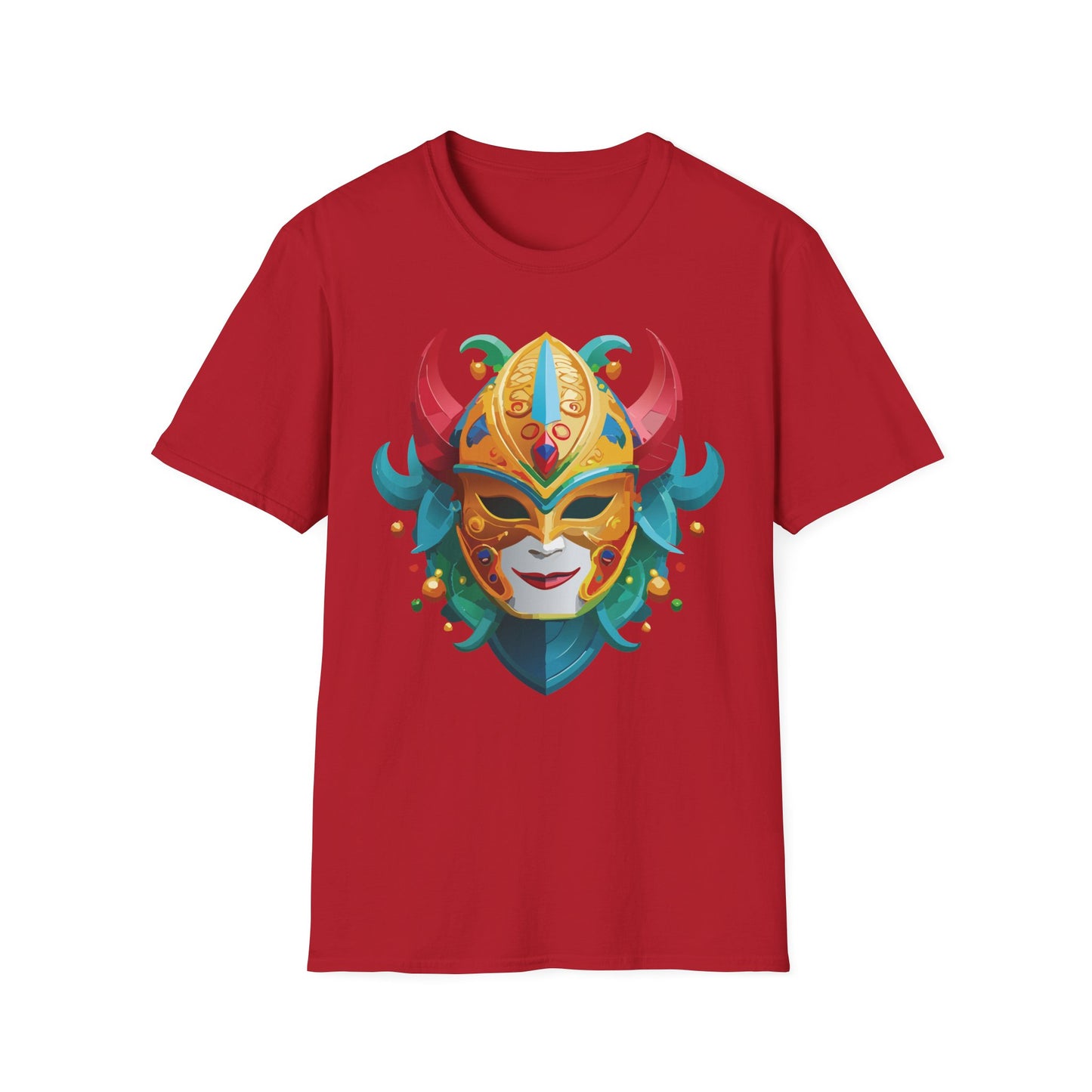 Mask Tee Shirt, Mask Shirt, Shirt with Mask, Masquerade Tees