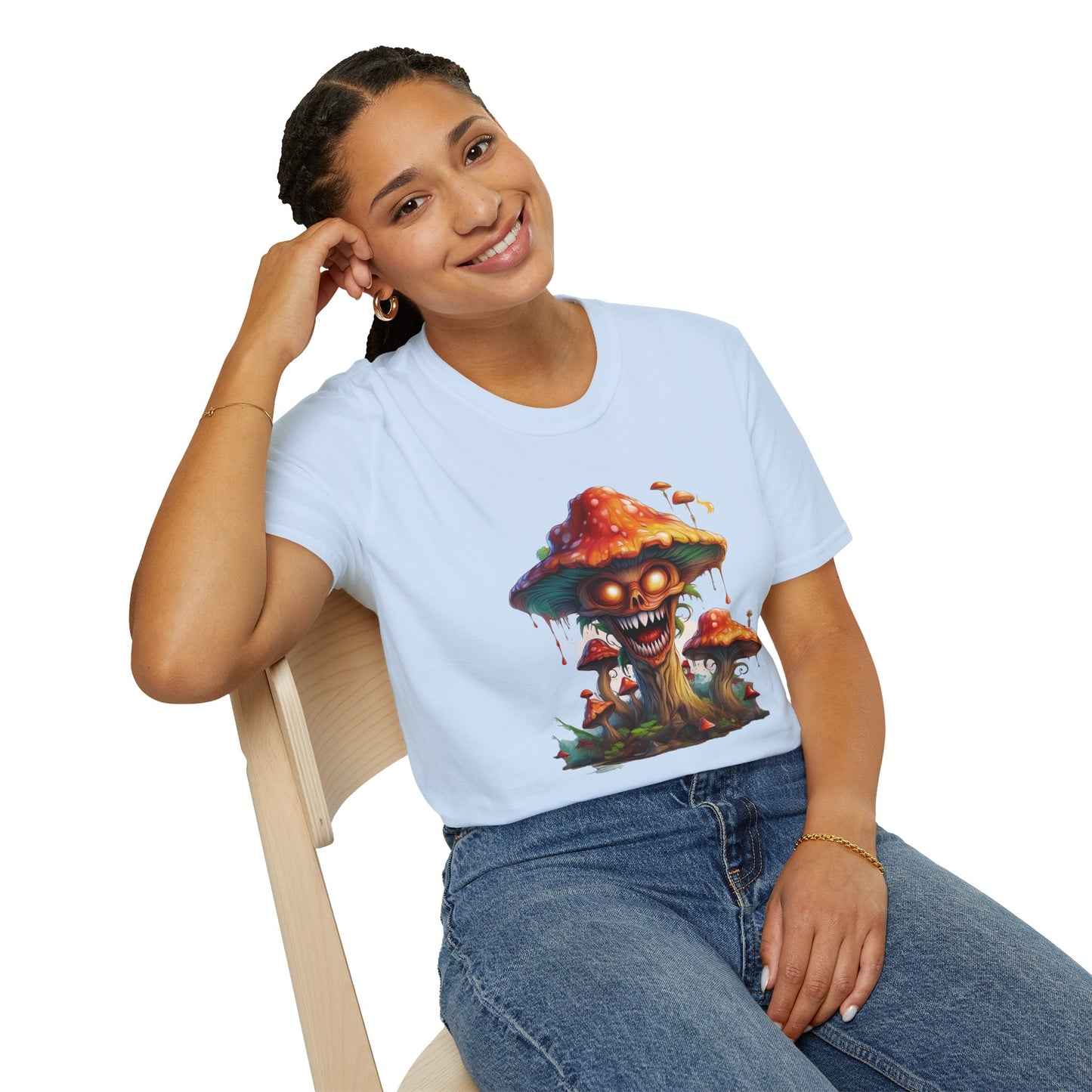 Mashroom Tee Shirt, Mashroom Shirt, Shirt with Funny Mashroom, Shirt with Fungus