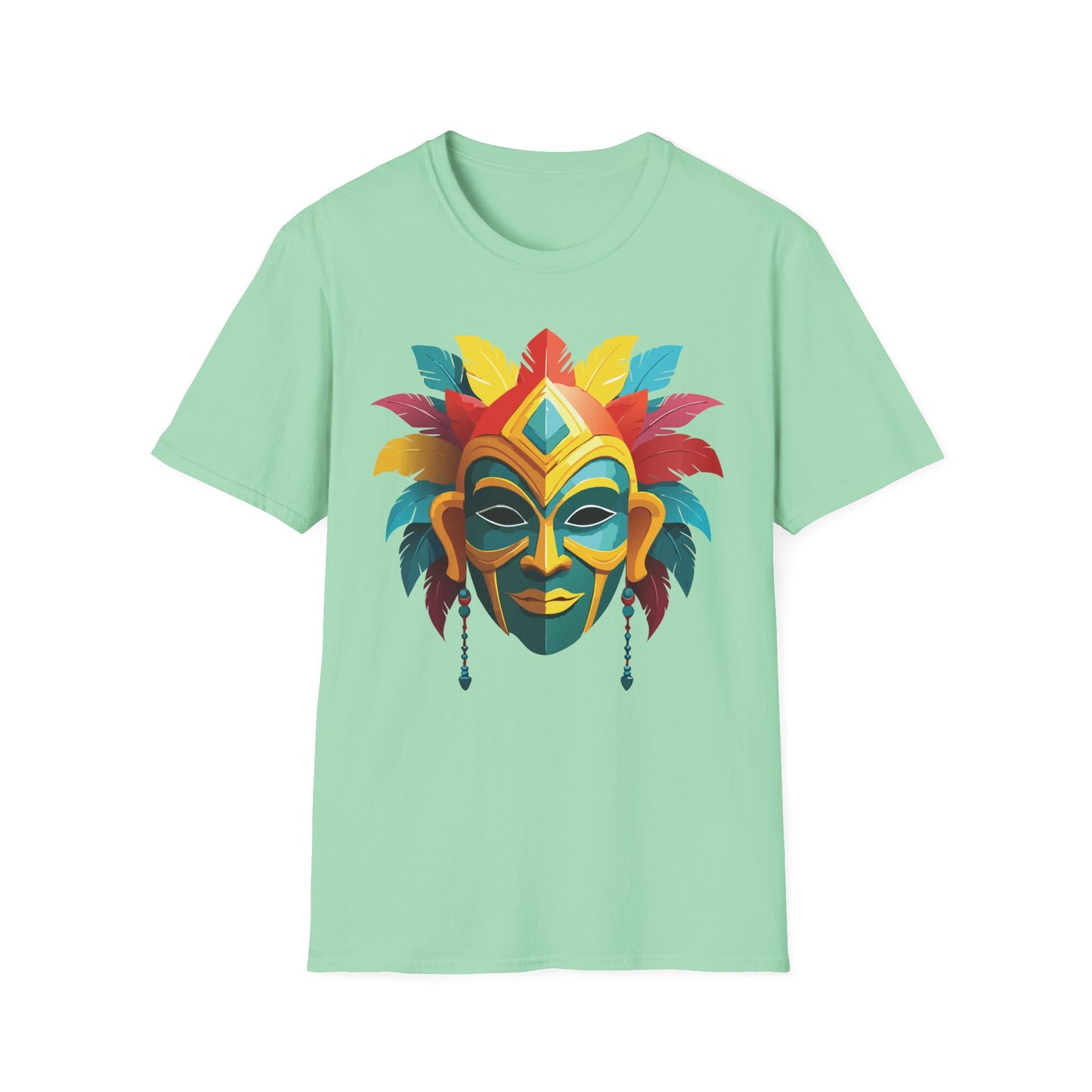 Mask Tee Shirt, Mask Shirt, Shirt with Mask, Masquerade Tees