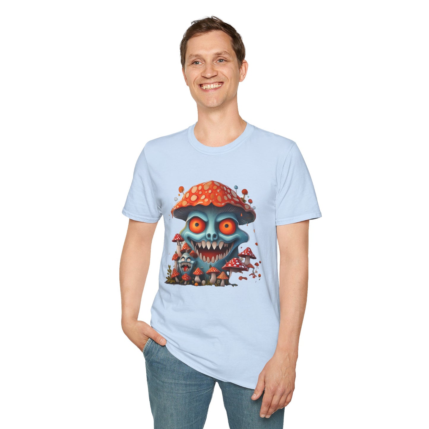 Mashroom Tee Shirt, Mashroom Shirt, Shirt with Funny Mashroom, Shirt with Fungus