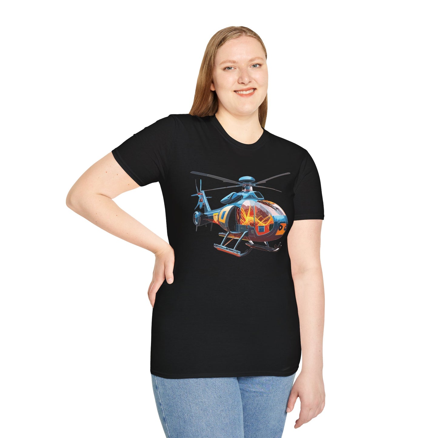 Chopper Shirt, Helicopter Shirt, Shirt with Helicopter, T Shirt with Chopper