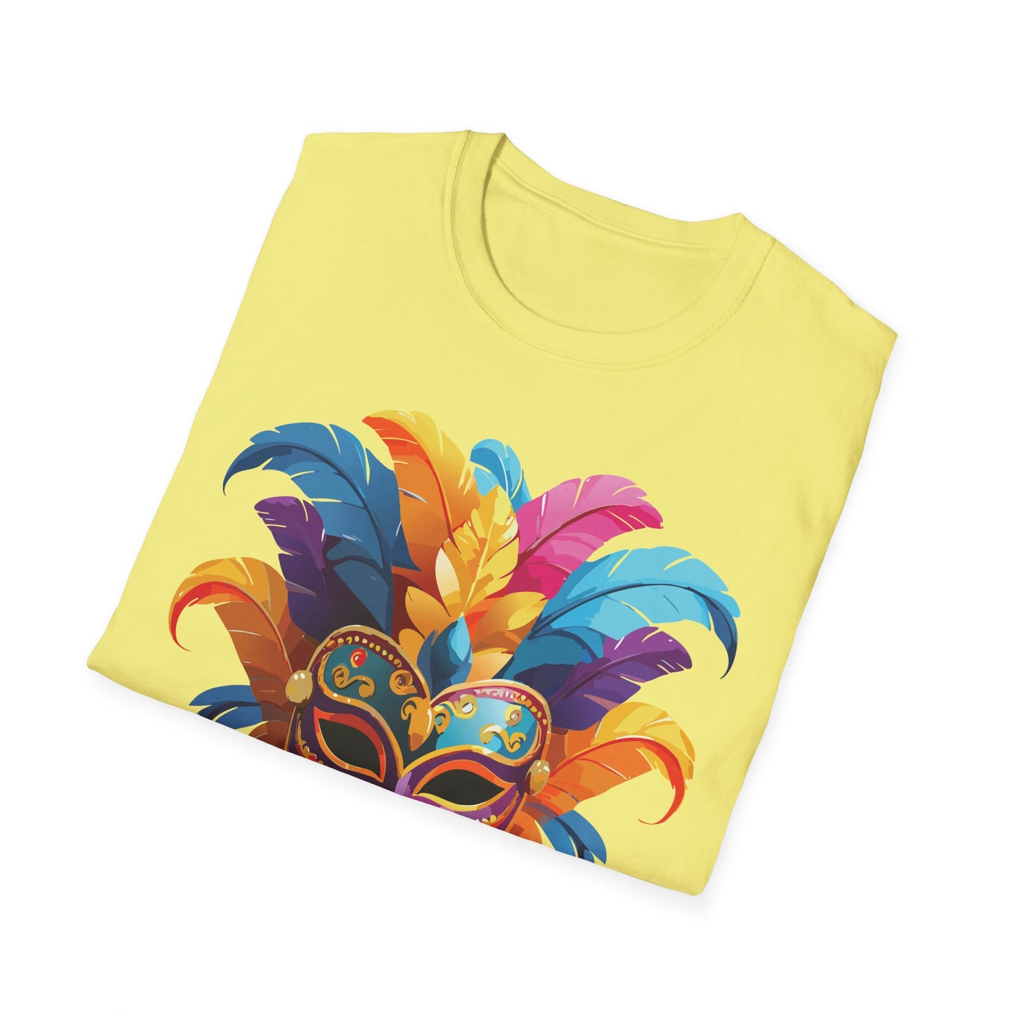 Mask Tee Shirt, Mask Shirt, Shirt with Mask, Masquerade Tees