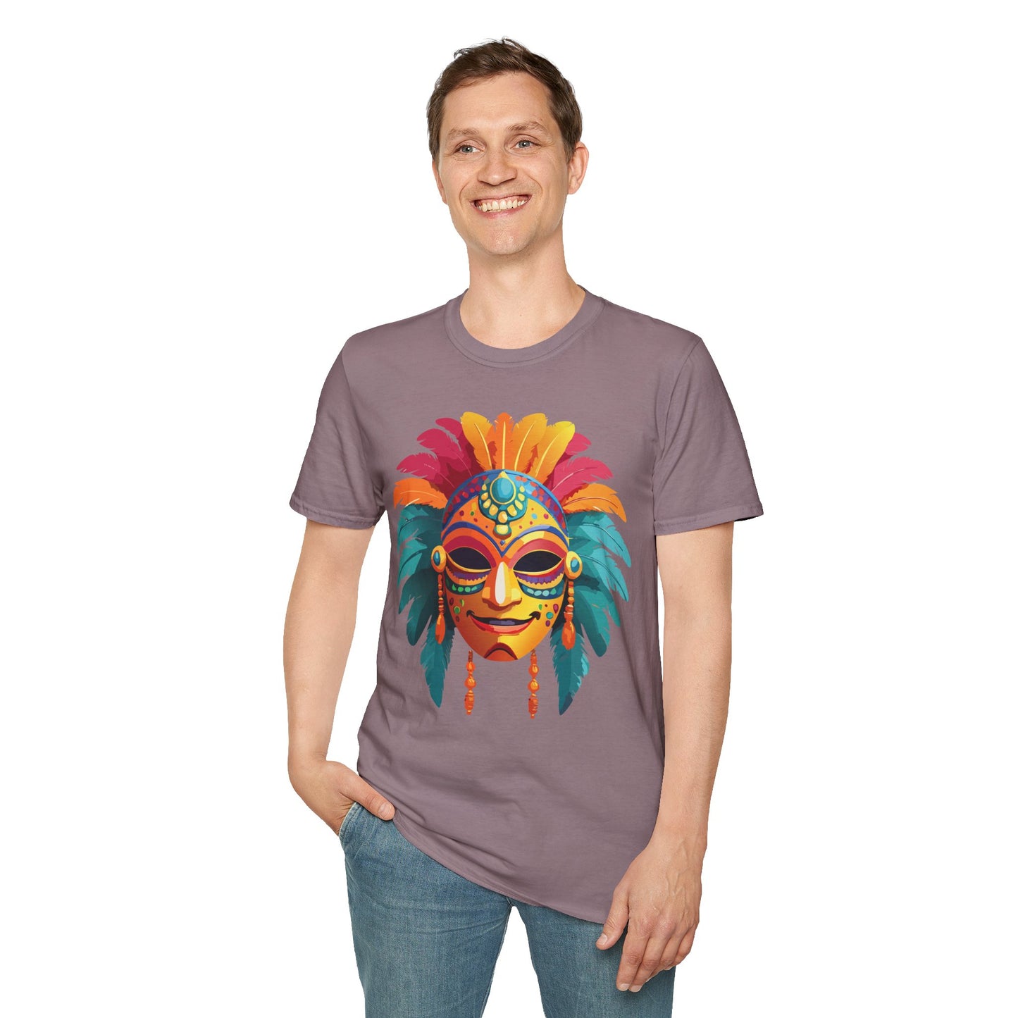 Mask Tee Shirt, Mask Shirt, Shirt with Mask, Masquerade Tees