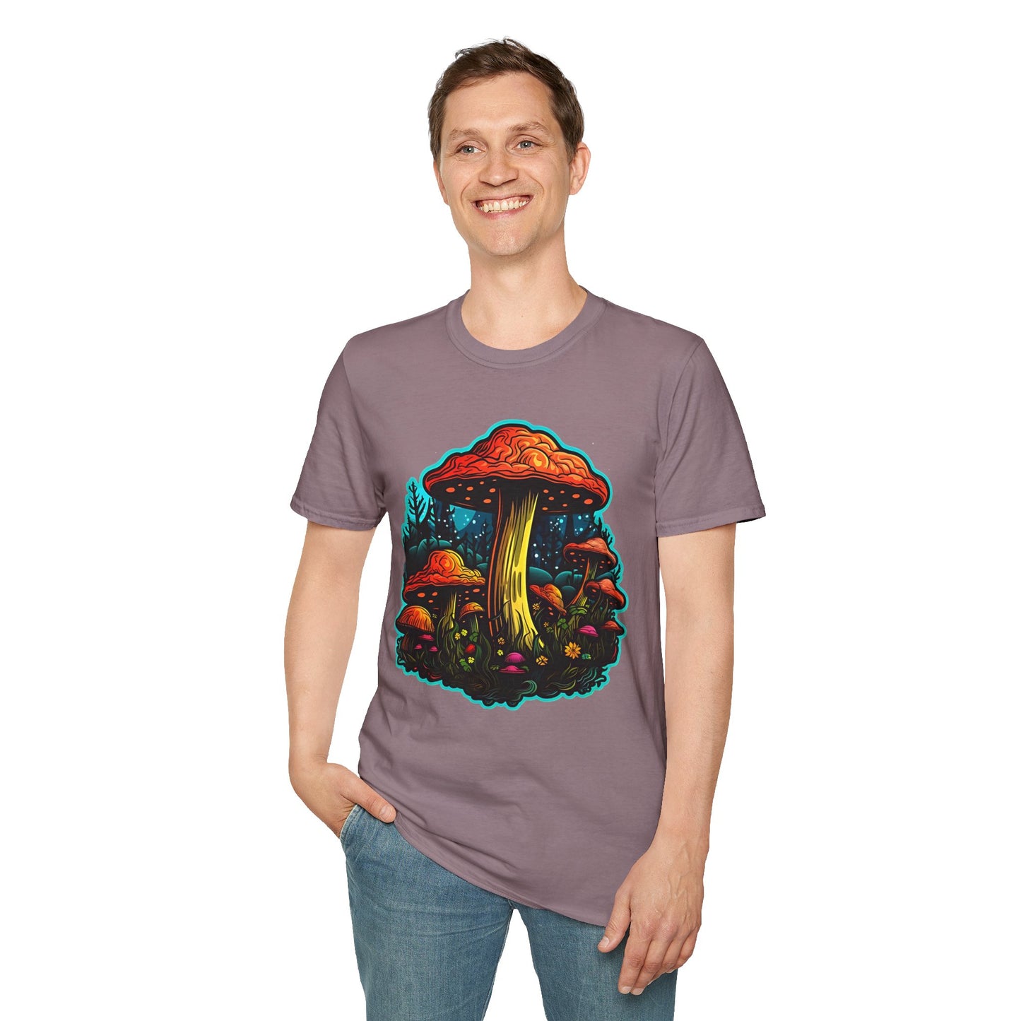 Mashroom Tee Shirt, Mashroom Shirt, Shirt with Funny Mashroom, Shirt with Fungus