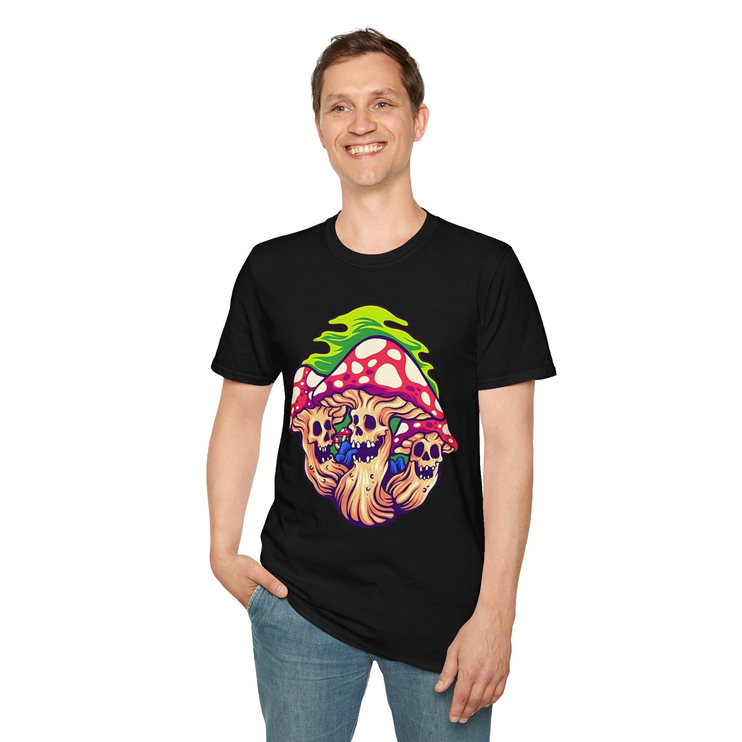 Mashroom Tee Shirt, Mashroom Shirt, Shirt with Funny Mashroom, Shirt with Fungus