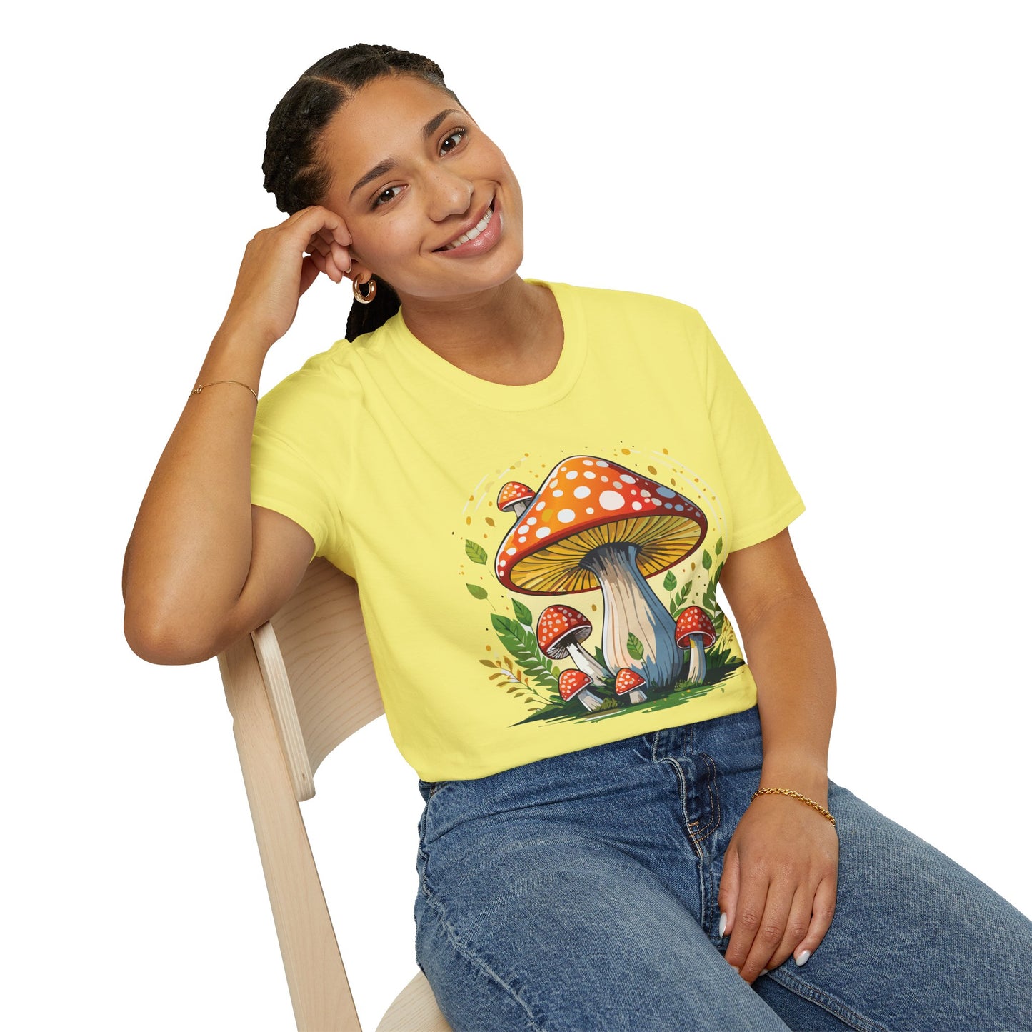 Mashroom Tee Shirt, Mashroom Shirt, Shirt with Funny Mashroom, Shirt with Fungus