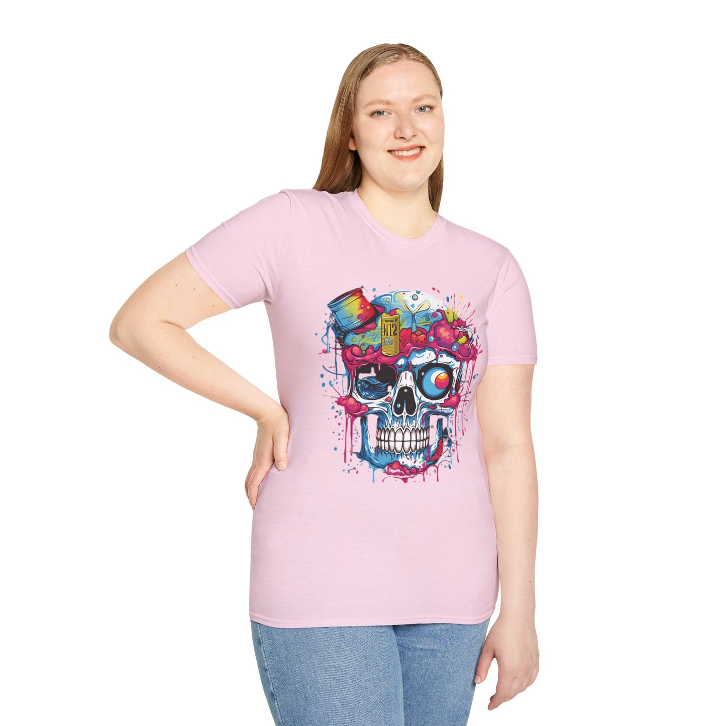 Skull Tee Shirt, Skeleton Shirt, Shirt with Skull, Shirt with Skeleton