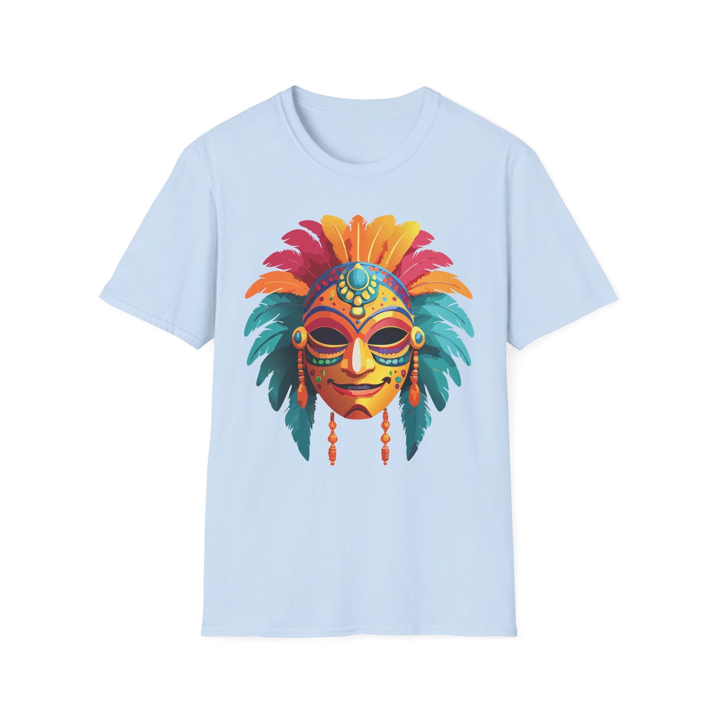 Mask Tee Shirt, Mask Shirt, Shirt with Mask, Masquerade Tees