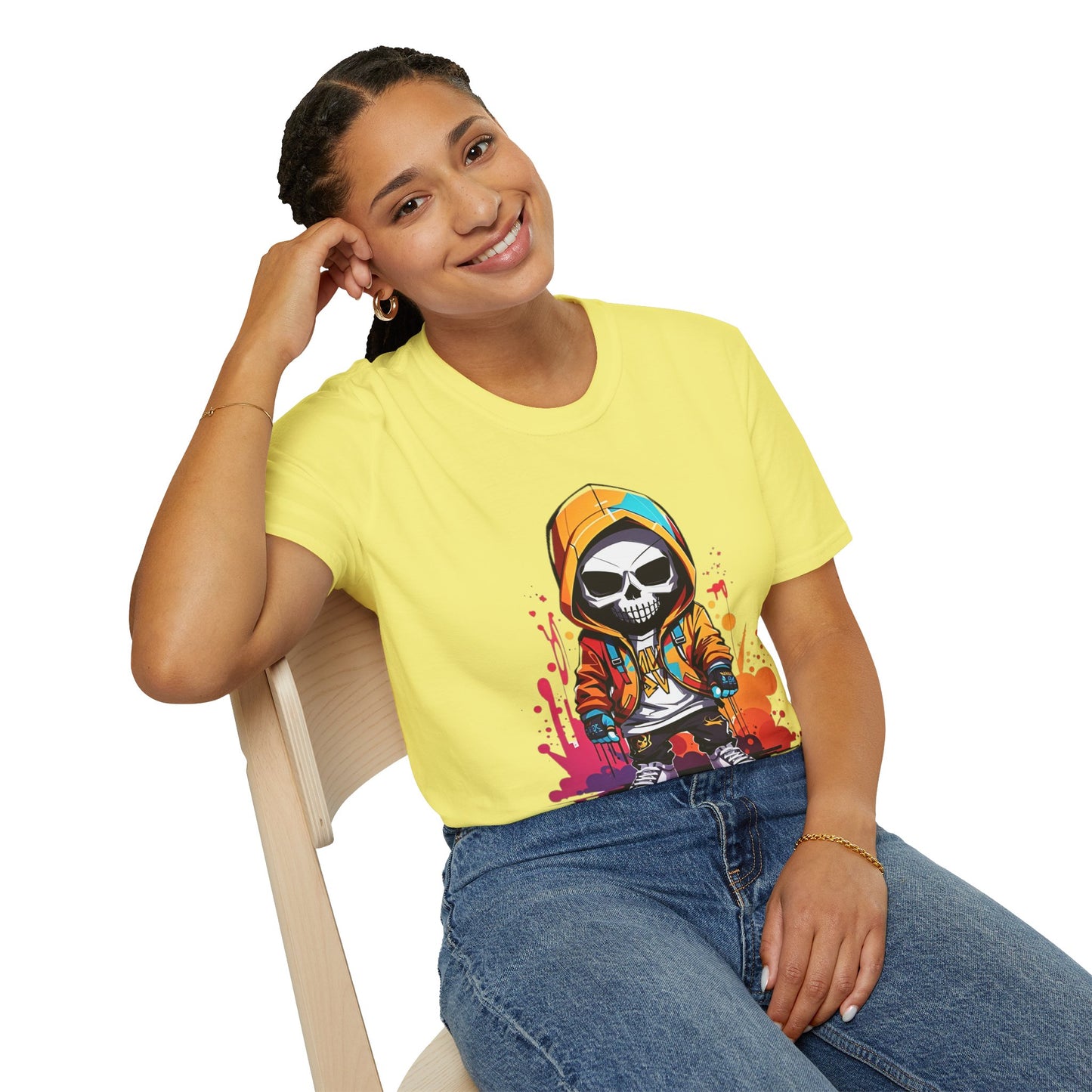 Skull Tee Shirt, Skeleton Shirt, Shirt with Skull, Shirt with Skeleton