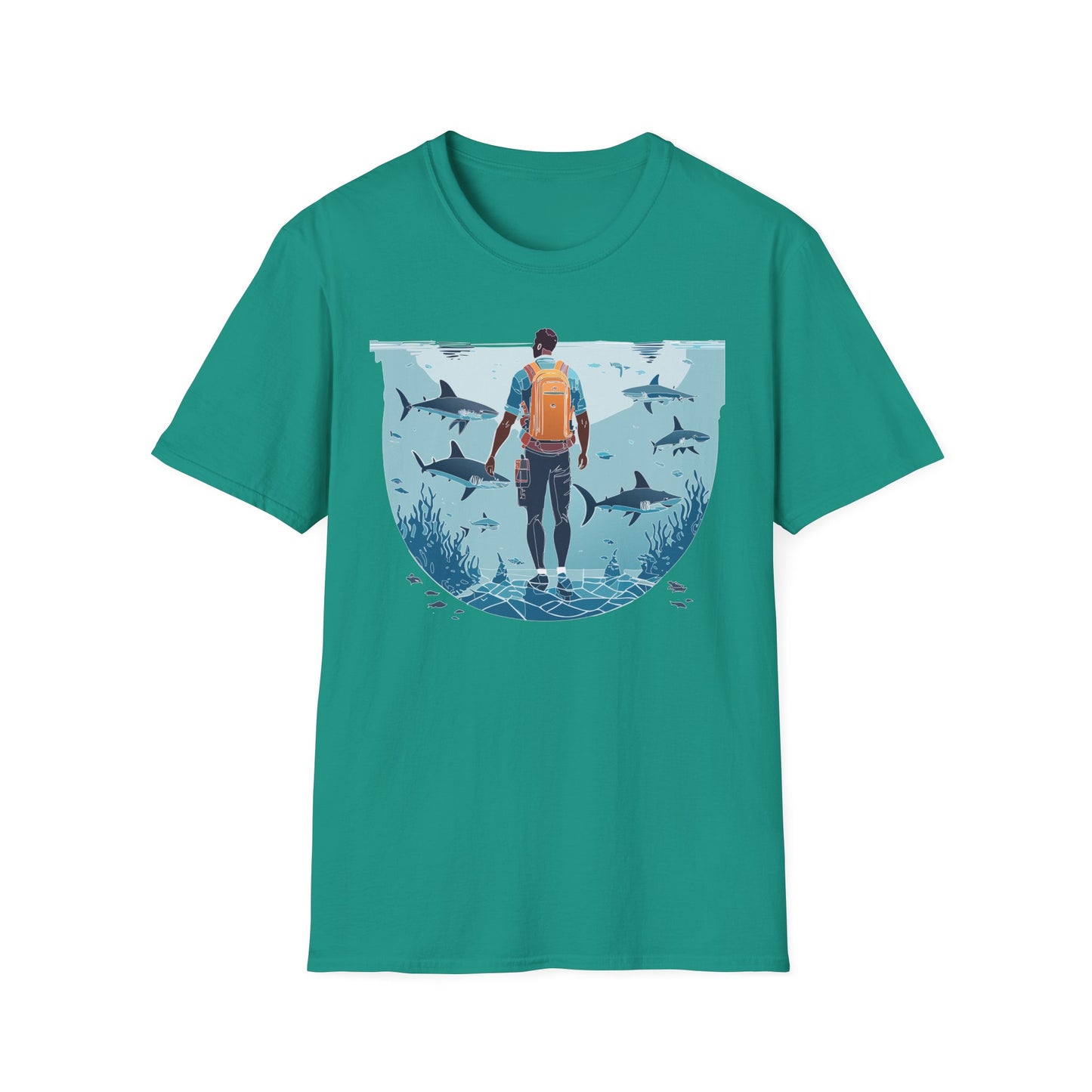 Ocean Tee Shirt, Ocean Shirt, Shirt with Ocean, U boat Tees, Shirt with U-Boat