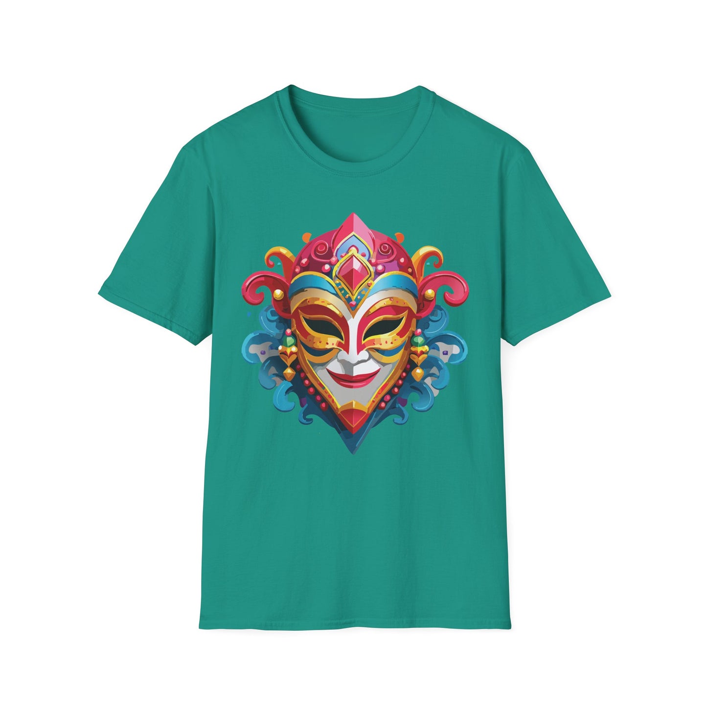 Mask Tee Shirt, Mask Shirt, Shirt with Mask, Masquerade Tees