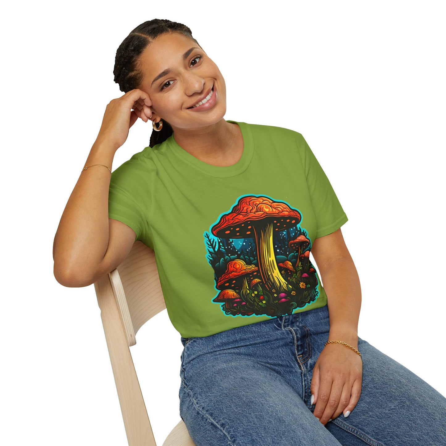 Mashroom Tee Shirt, Mashroom Shirt, Shirt with Funny Mashroom, Shirt with Fungus
