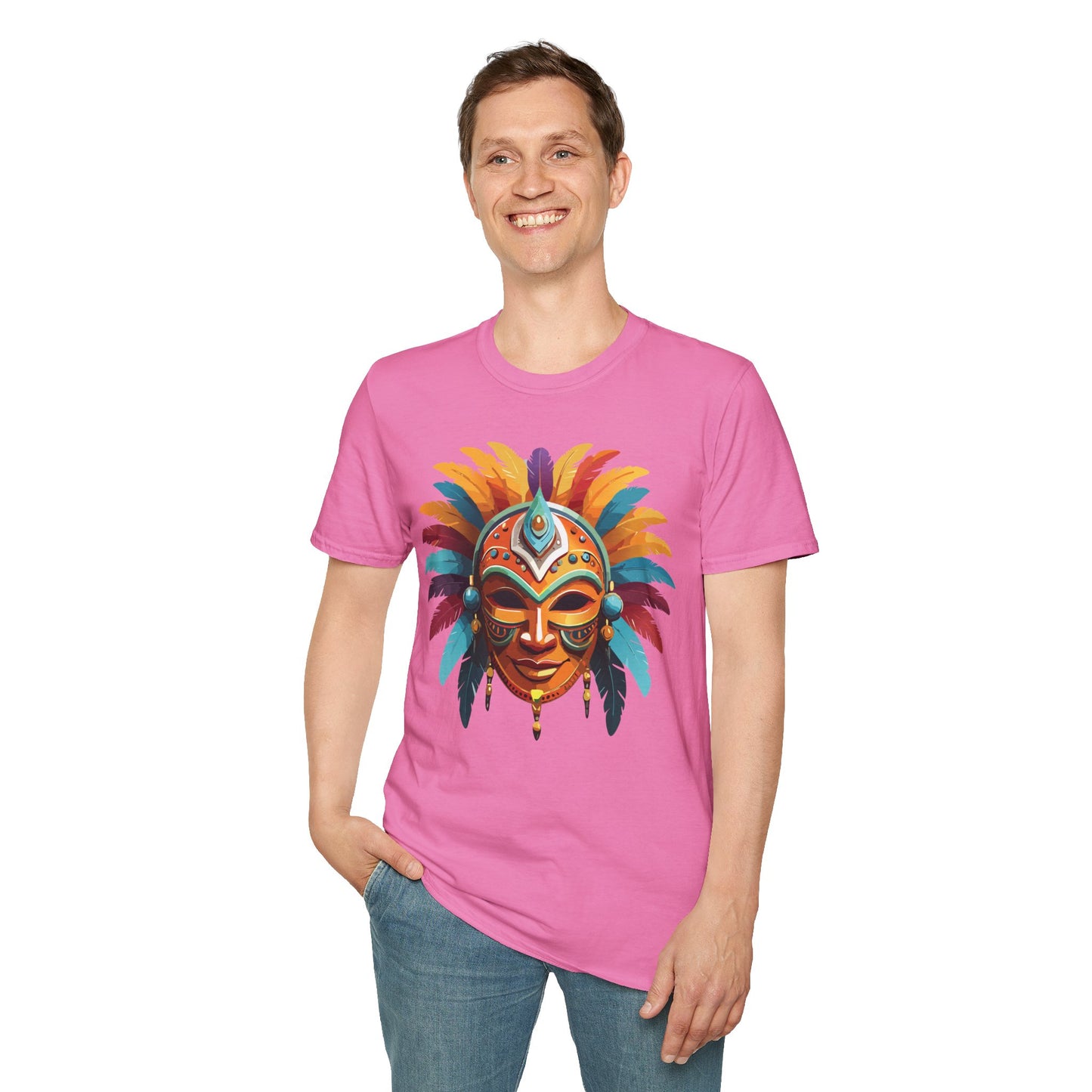 Mask Tee Shirt, Mask Shirt, Shirt with Mask, Masquerade Tees